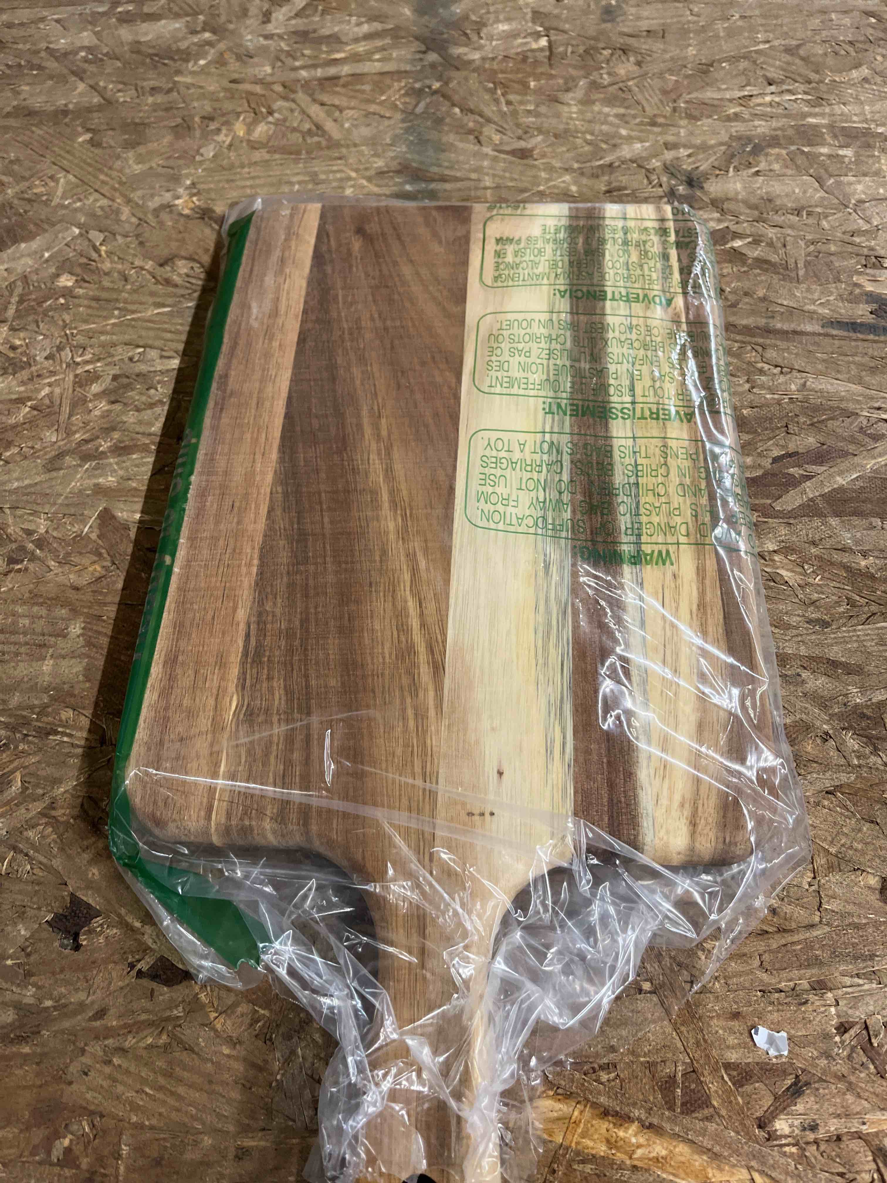 Condition photo showing Good Condition for 17x9 inch acacia cutting board wood serving board with handle acacia chopping board for home kitchen wedding party