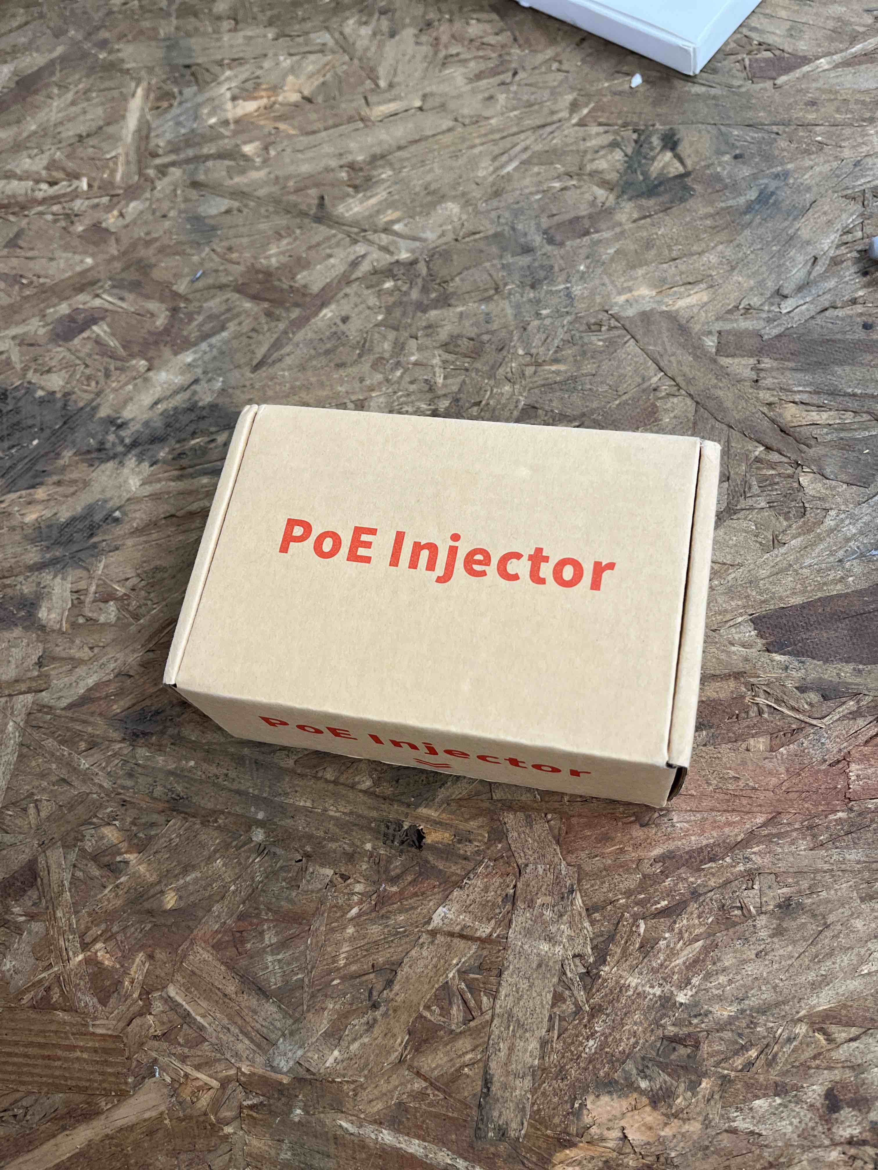 Condition photo showing Good Condition for poe+ injector 2.5gb, converts non-poe to poe, 100/1000/2500mbps and 802.3at/af compliant, plug & play, up to 100m(328 ft), 52v 30w poe adapter for ip camera/ip phone/access control system