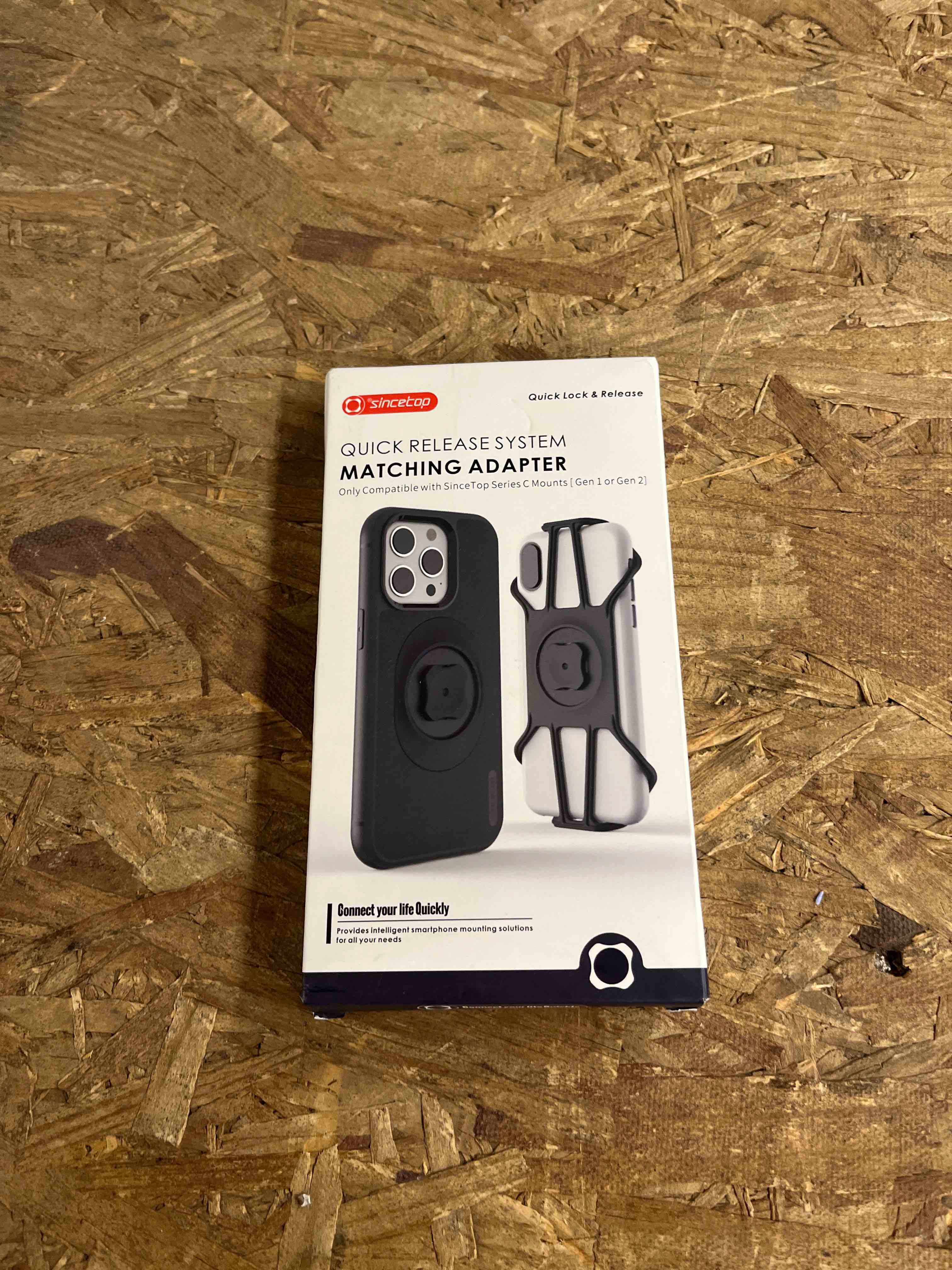 Condition photo showing Good Condition for sincetop shockproof case with quick mount adapter for iphone 16 promax(6.9") - quick attach your cellphone to any bike mount/car phone holder/armband/belt clip black for iphone 16promax(6.9")