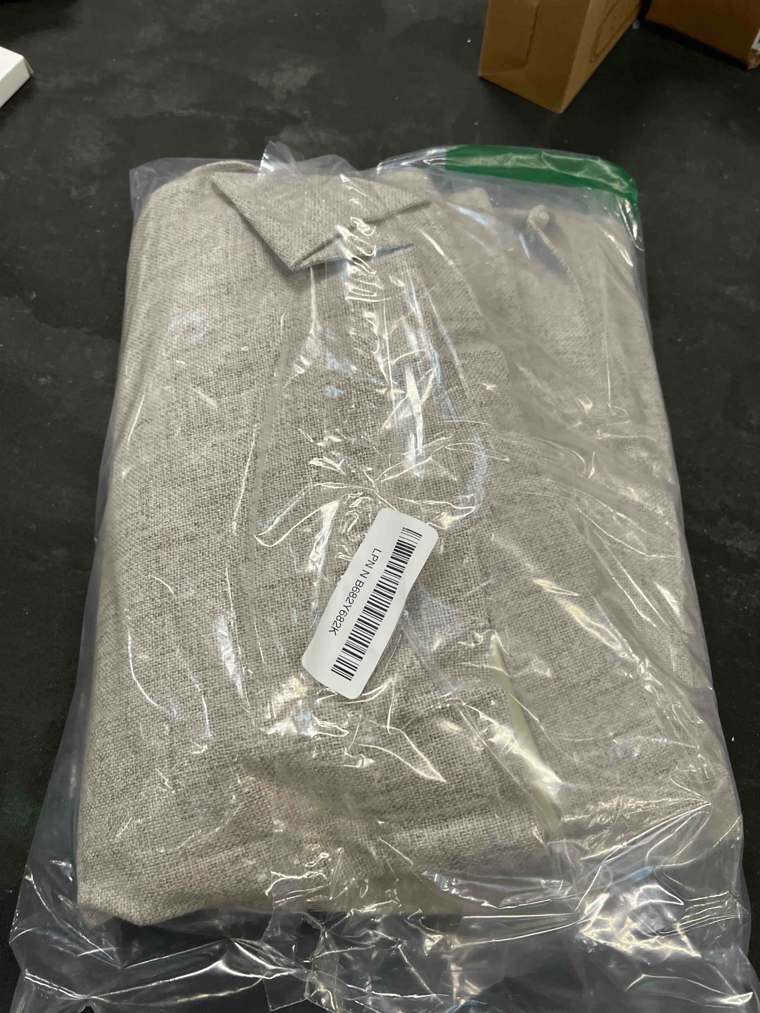 Condition photo showing Good Condition for miulee 100% blackout curtains for bedroom, linen solid luxury decor thermal insulation room darkening drapes for living room nursery back tab rod pocket 42 x 84 inches, 2 panels,greige greige 42"w x 84"l (pack of 2)