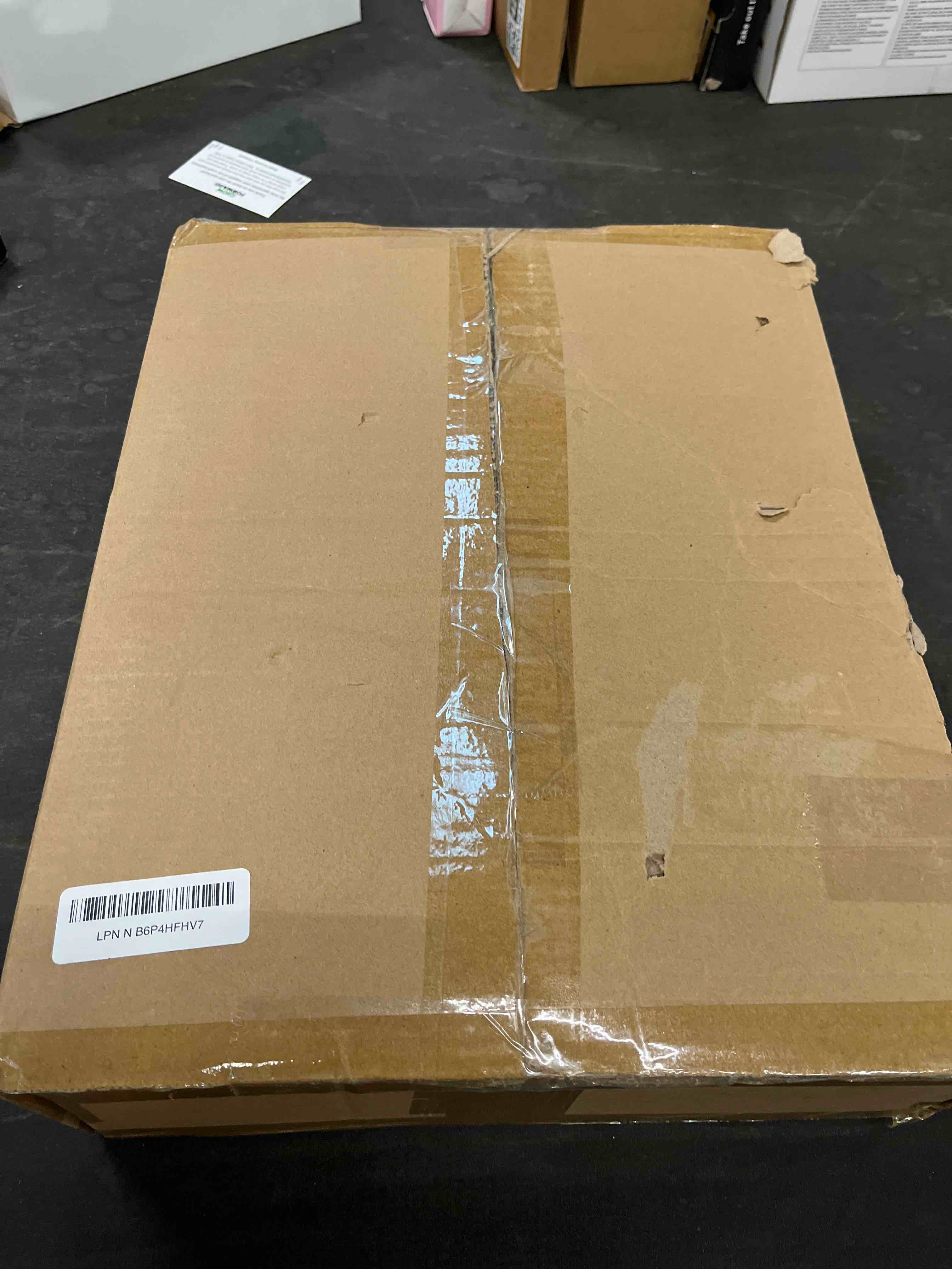 Condition photo showing Good Condition for sleeping lamb side table for living room, 3-tier end table for small space with wide storage tabletop, classic black narrow nightstand for bedroom, sofa couch