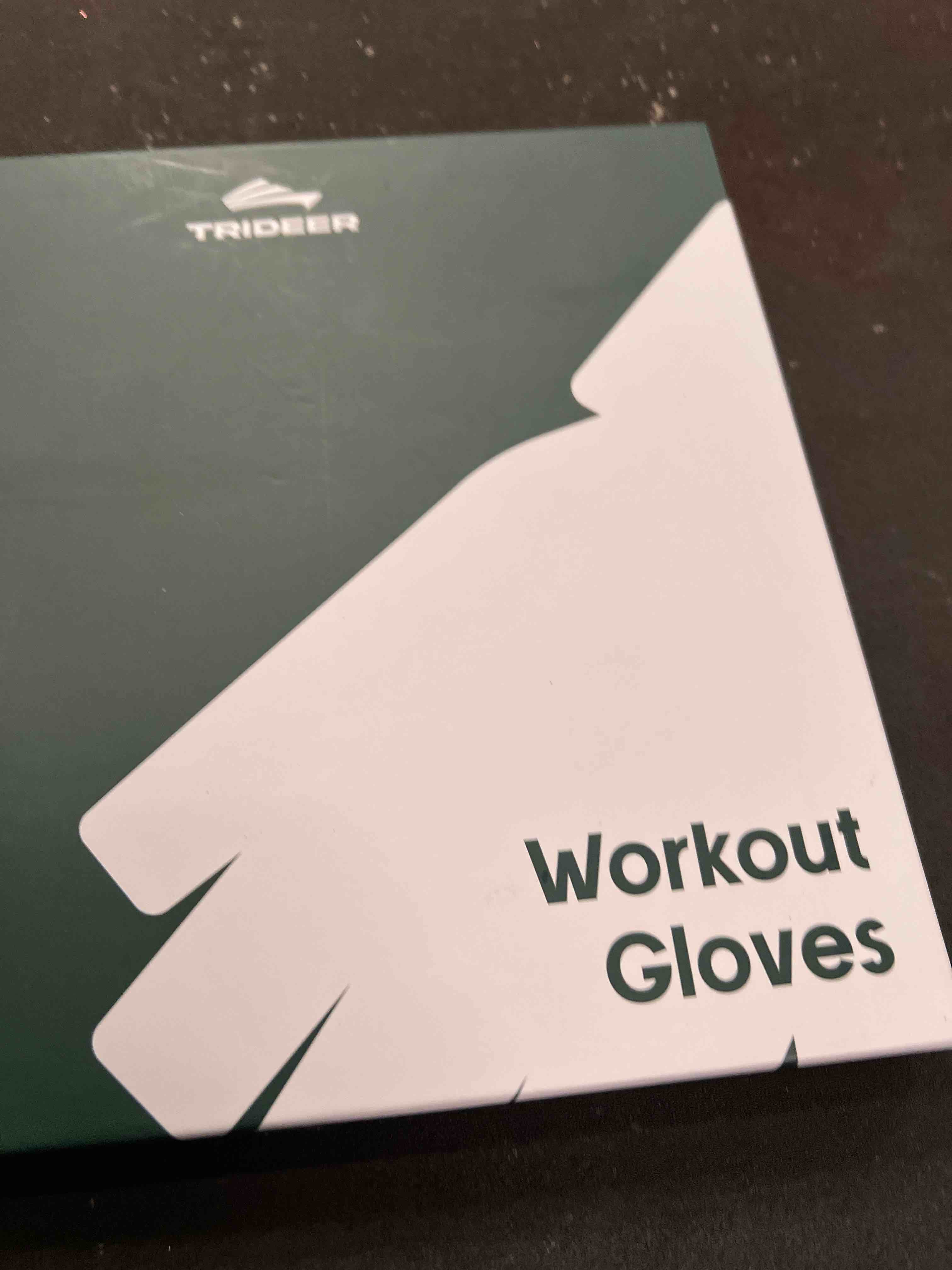 Condition photo showing Good Condition for trideer weight lifting gloves for women men with wrist support, workout gloves women full palm protection for gym training, fitness, weightlifting & pull ups lake blue medium