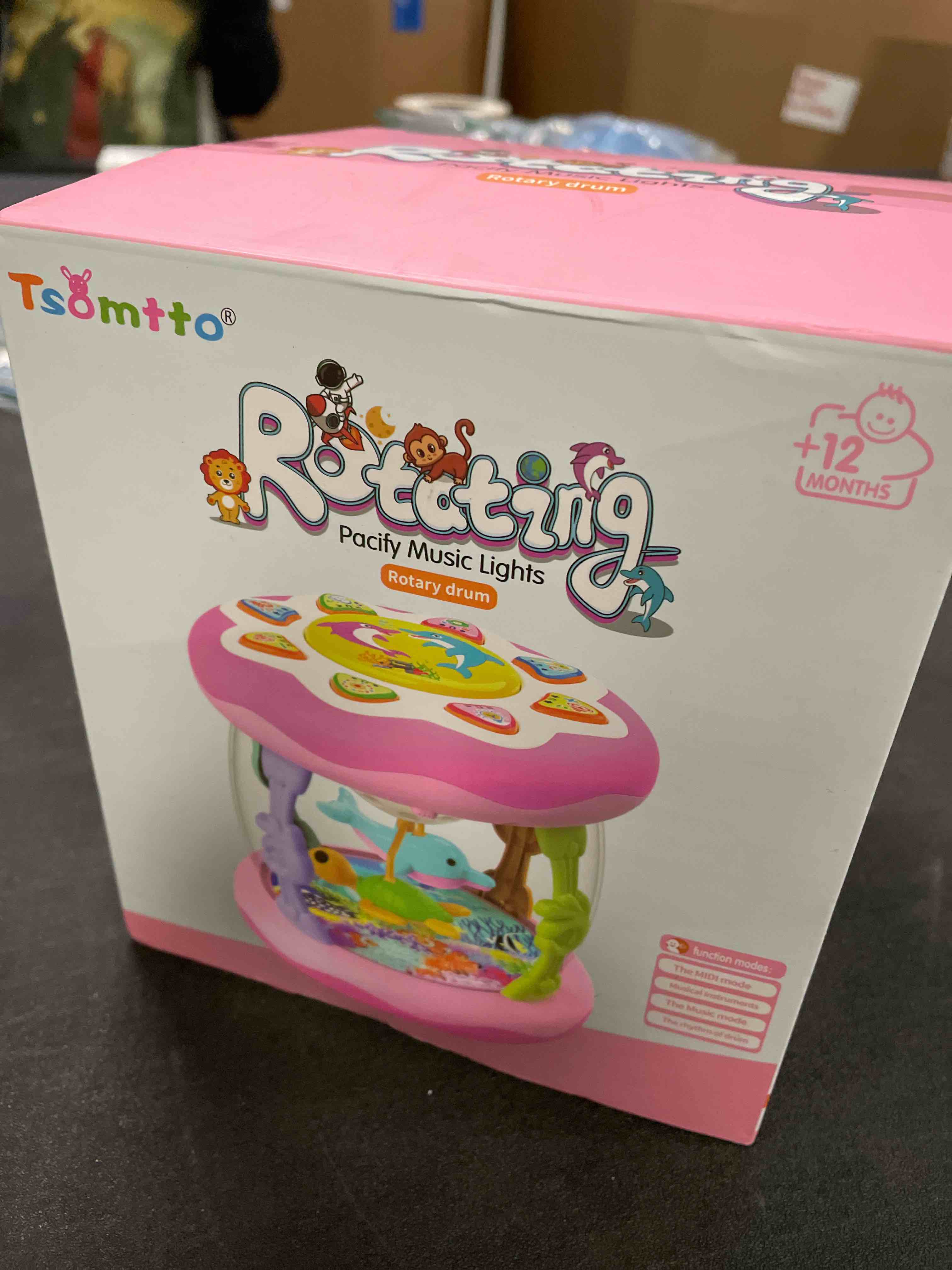 Condition photo showing Good Condition for baby girl toys 0-6 months ocean projector rotating musical light up tummy time toy infant aquarium 0-3 4 5 6 7 8 9 months crawling toys babies 6-12 month girls 1 2 year old birthday newborn gifts pink