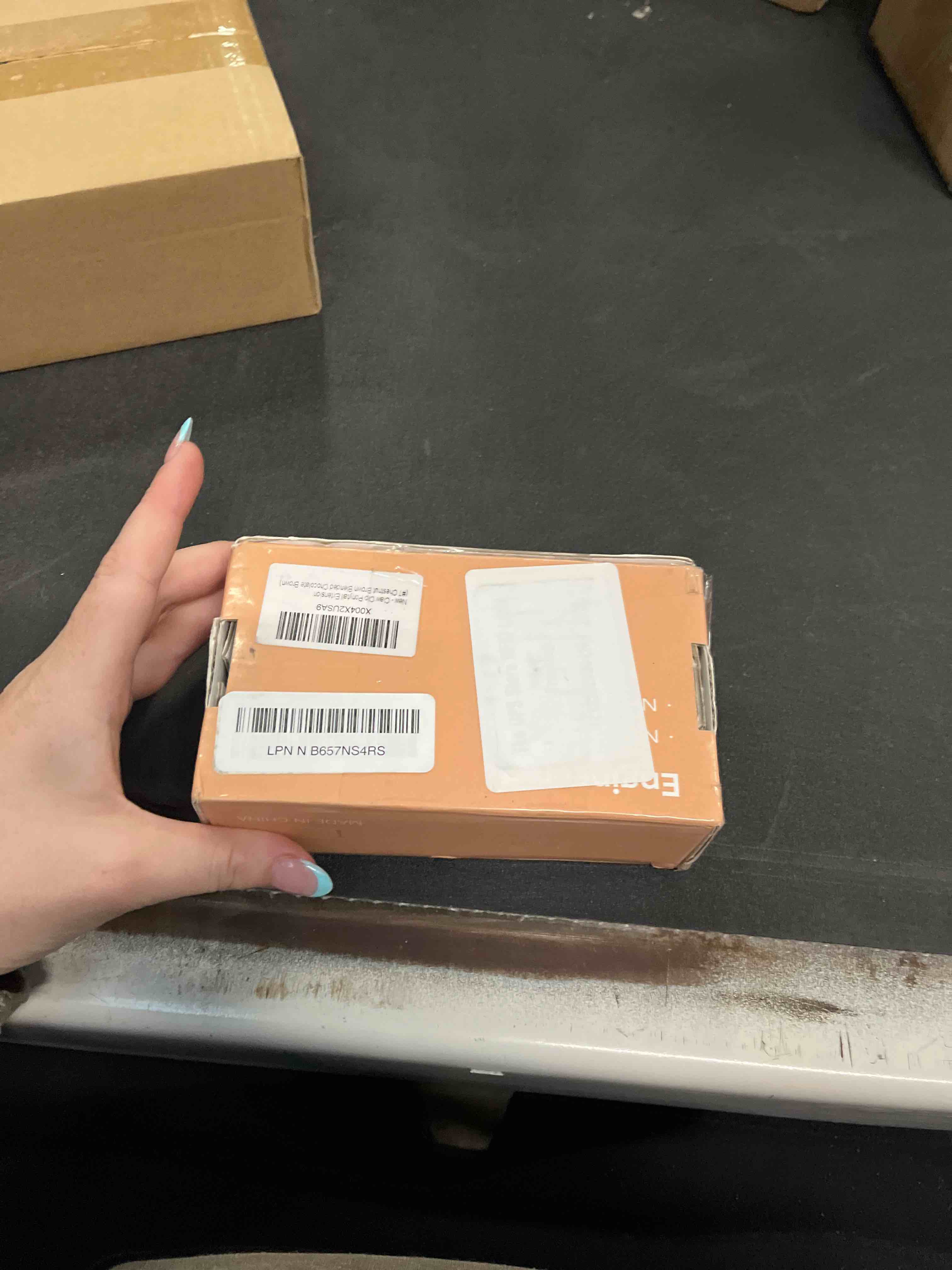 Condition photo showing Good Condition for curly claw clip ponytail extension 14 inch pony tails hair extensions clip on ponytail for women clip in ponytail (#7 chestnut brown blended chocolate brown)