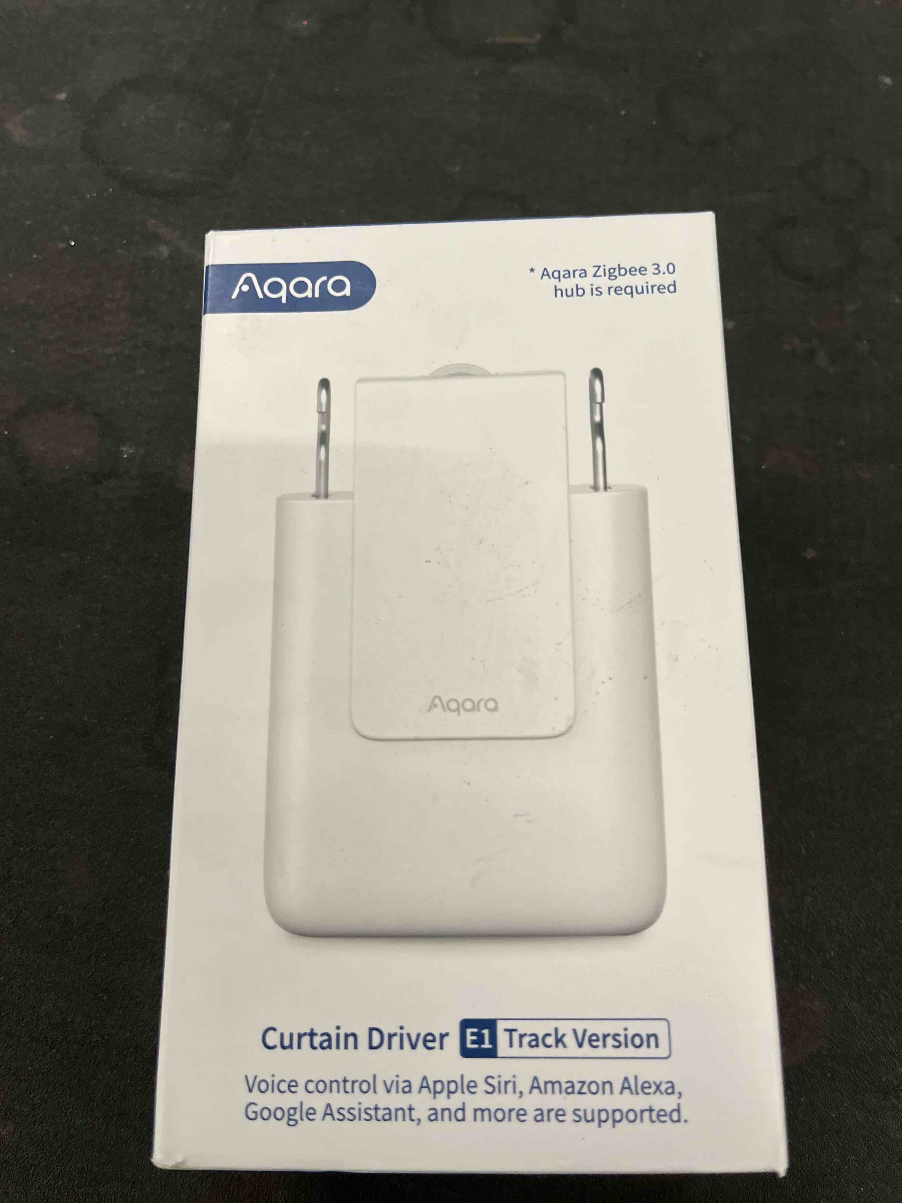 Condition photo showing Good Condition for aqara smart curtain motor e1(track version, 1 pack), requires aqara zigbee 3.0 hub, electric curtain driver for remote control and home automation, support homekit, alexa, google assistant and ifttt