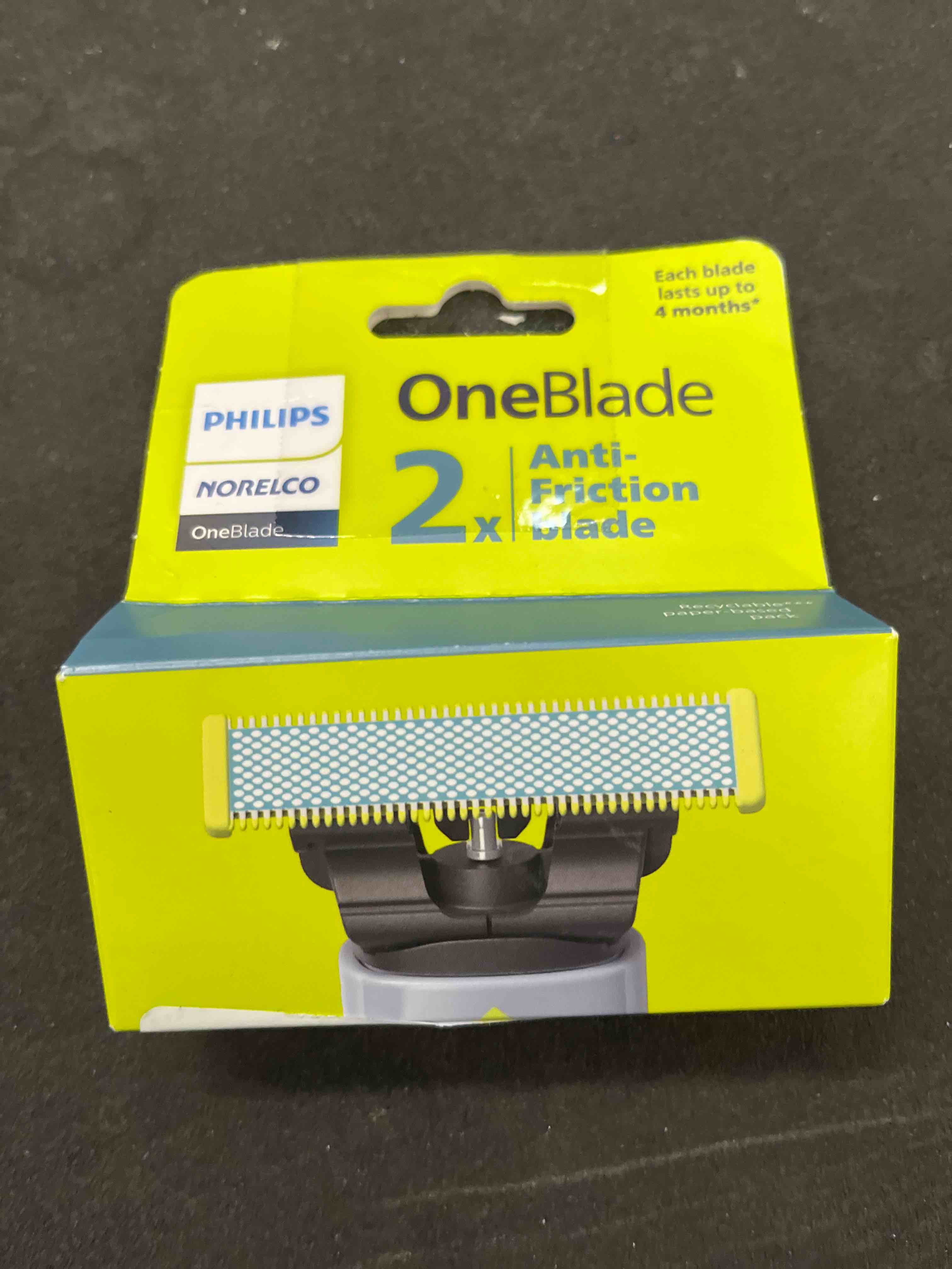 Condition photo showing Good Condition for philips norelco oneblade anti friction blade, genuine replacement blade for oneblade electric shaver and trimmer, durable stainless steel, trim, edge and shave, 2 pack, qp225/80 1 count (pack of 2)