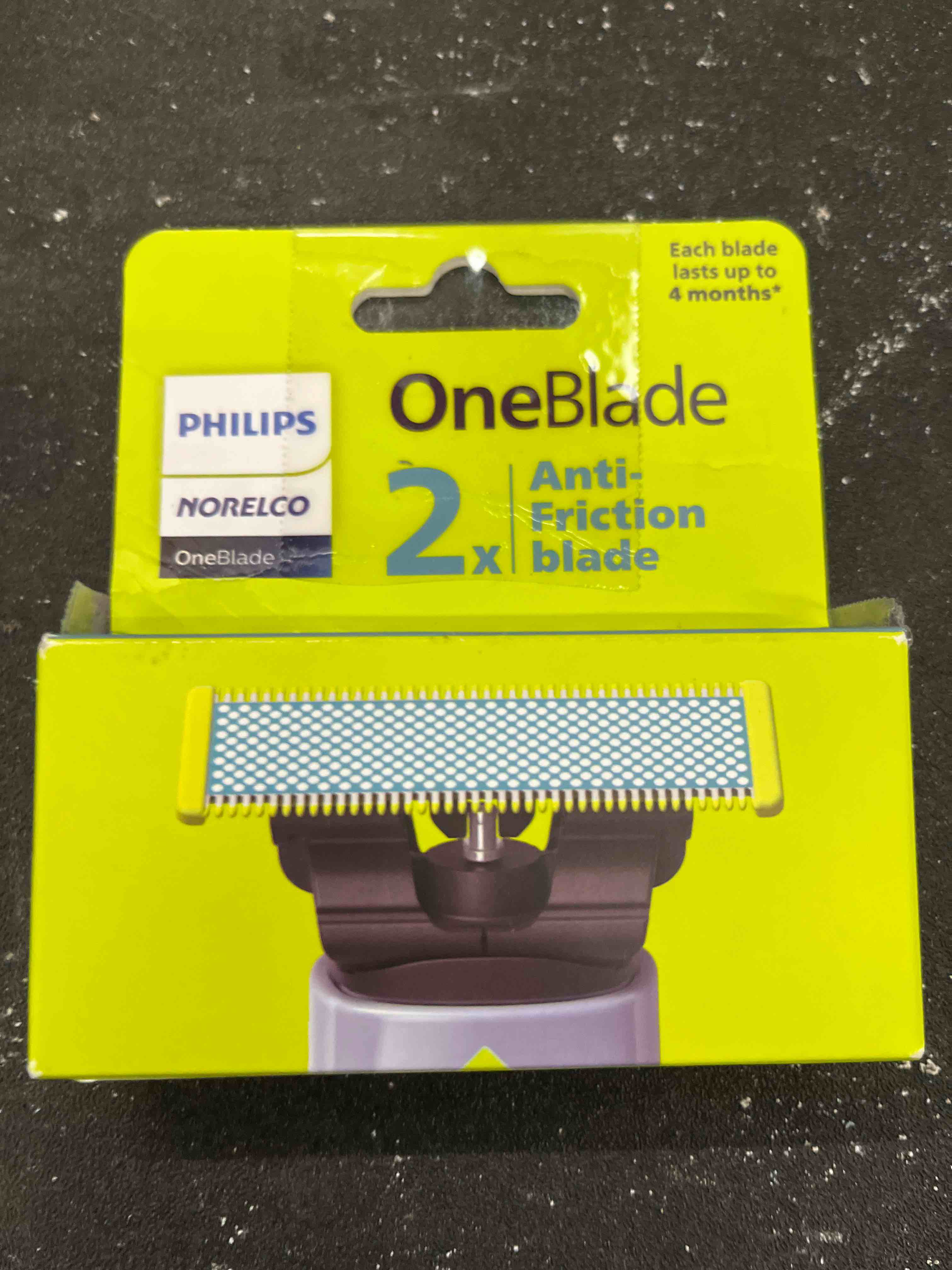 Condition photo showing Good Condition for philips norelco oneblade anti friction blade, genuine replacement blade for oneblade electric shaver and trimmer, durable stainless steel, trim, edge and shave, 2 pack, qp225/80 1 count (pack of 2)