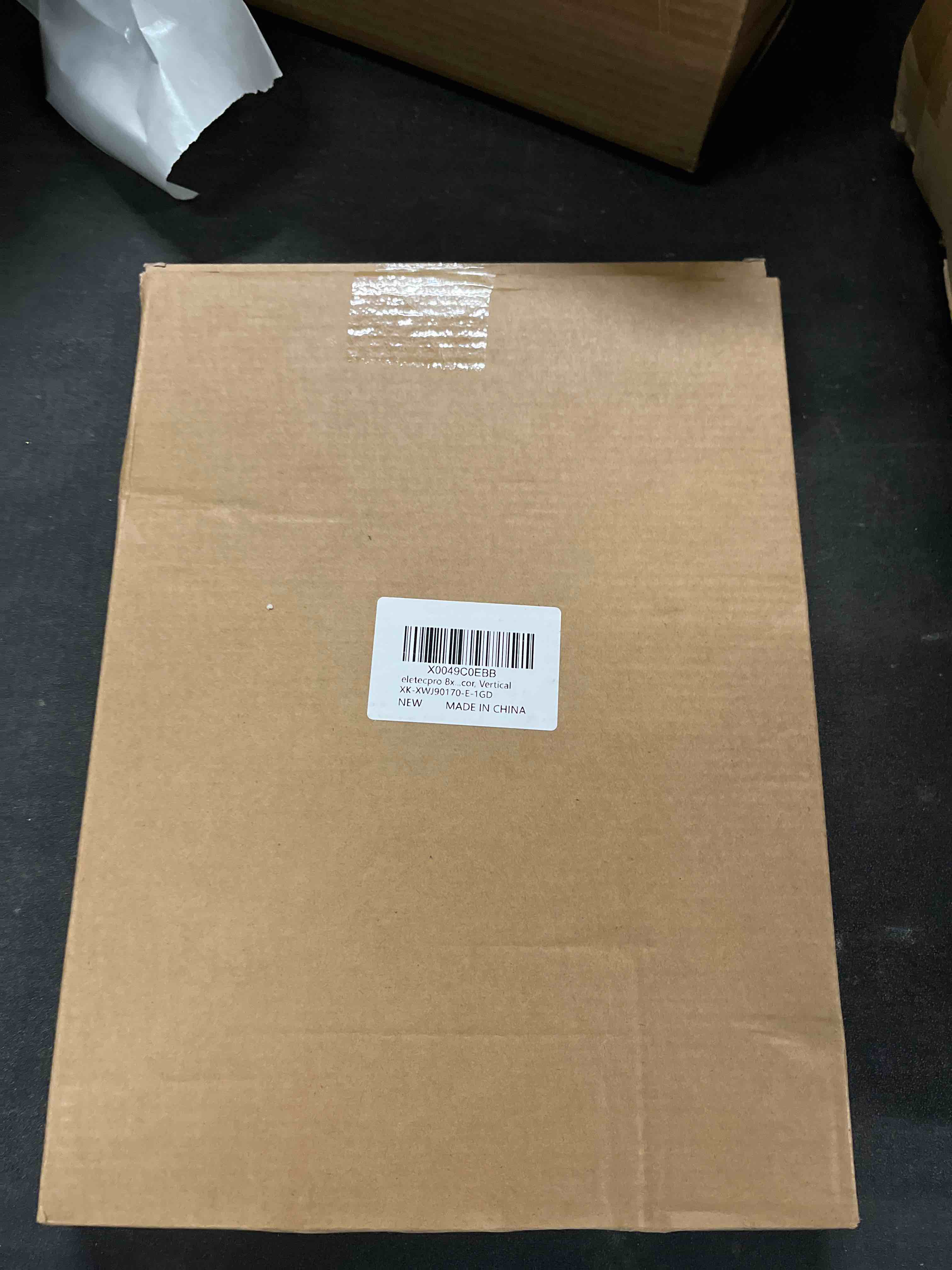 Condition photo showing Good Condition for eletecpro 8x10 metal picture frame with real glass cover, tabletop display photo for multiple size up to 8x10, gold floating photo frame for wedding, party, home decor, vertical 8x10 inch 1-pack gold