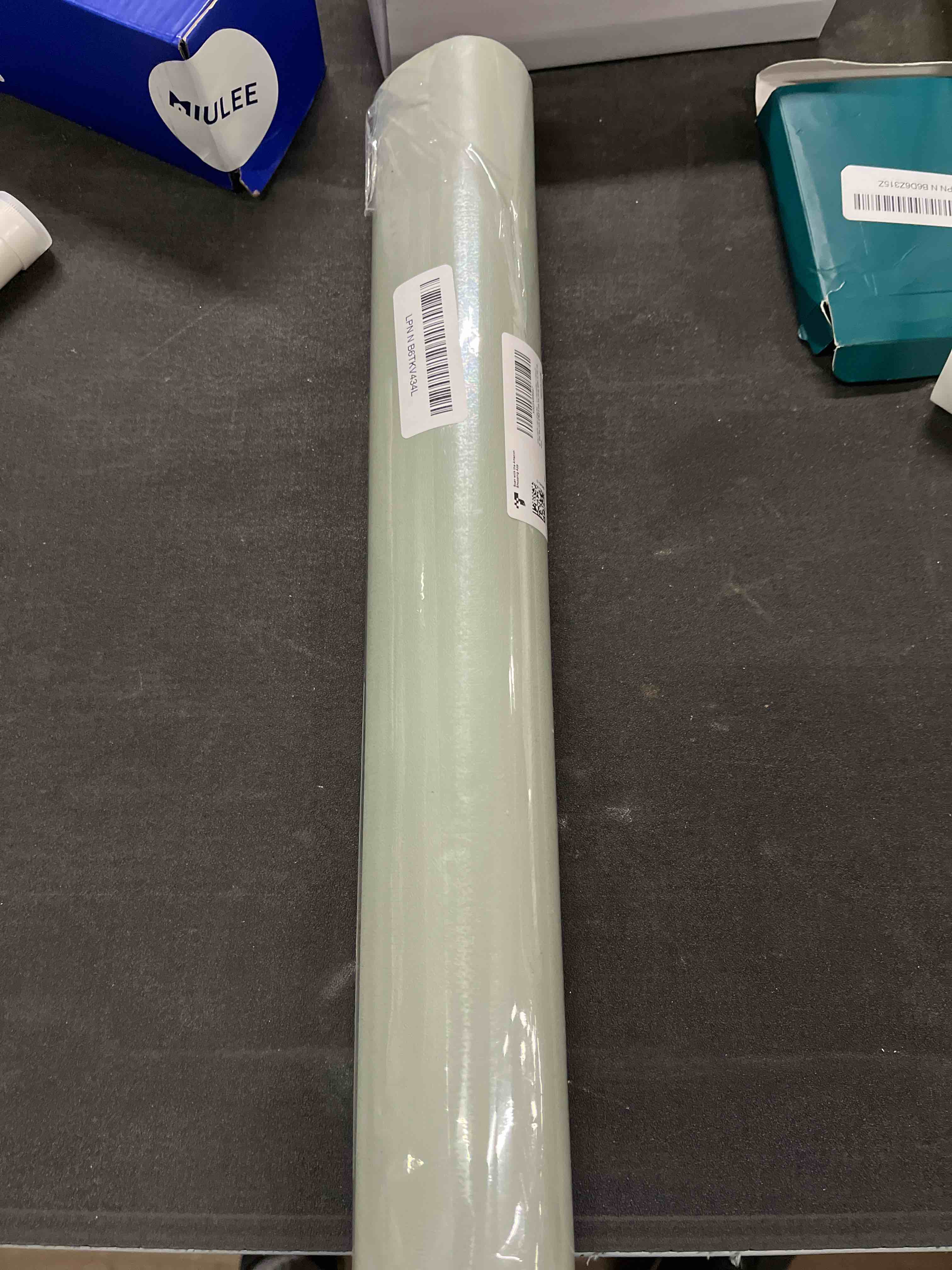 Condition photo showing Good Condition for practicalws sage green wallpaper stick and peel green contact paper 17.7'' x 393.7'' removable wallpaper self-adhesive vinyl solid wall paper for bedroom kitchen cabinets 17.7" x 393.7" sage green