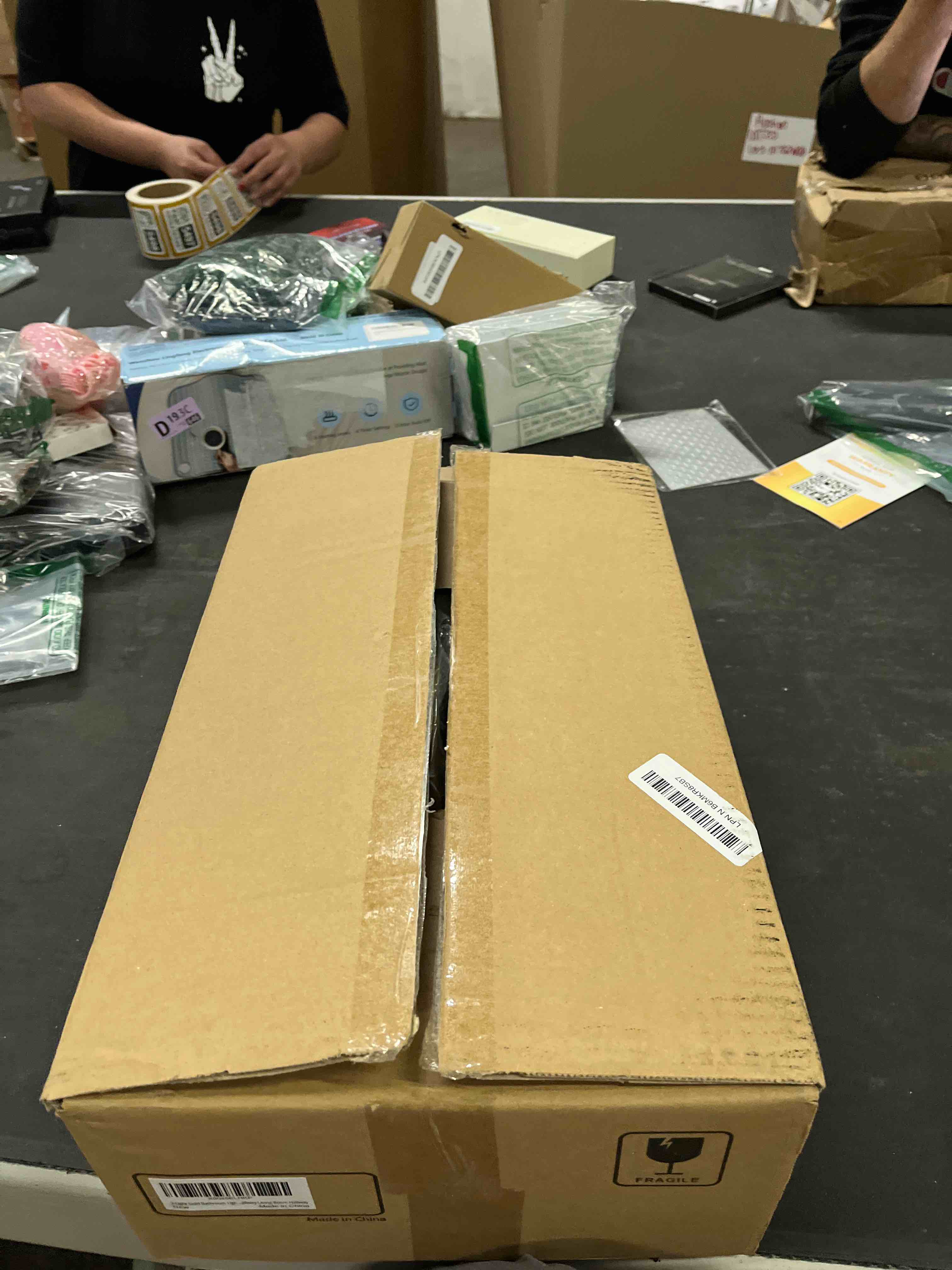 Condition photo showing Good Condition for 3-light gold bathroom light fixtures, modern bathroom vanity light with clear glass shade, brushed gold bath wall mount lights, wall lamp for mirror kitchen bedroom hallway living room hallway brushed gold 3-light