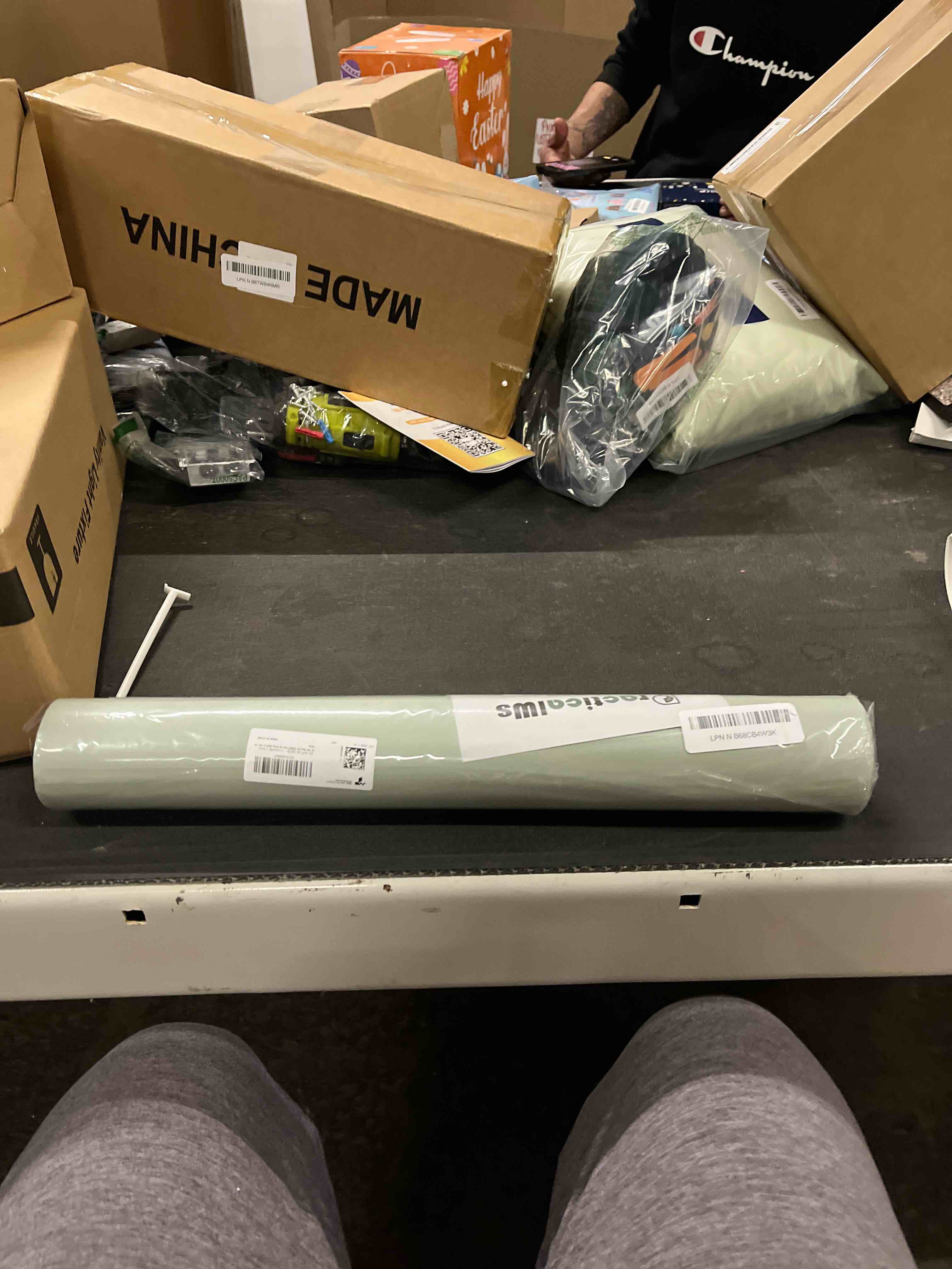 Condition photo showing Good Condition for practicalws sage green wallpaper stick and peel green contact paper 17.7'' x 393.7'' removable wallpaper self-adhesive vinyl solid wall paper for bedroom kitchen cabinets 17.7" x 393.7" sage green