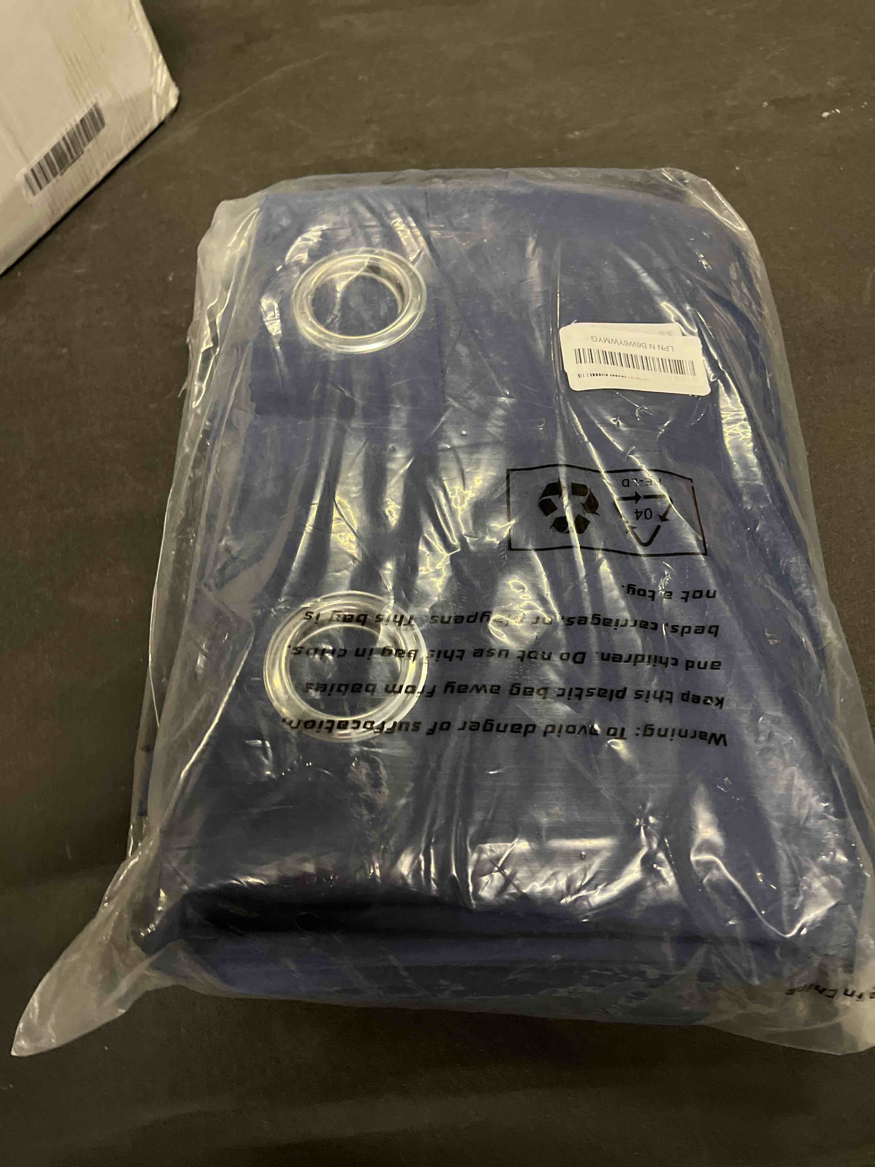 Condition photo showing Good Condition for bgment thermal insulated 100% blackout curtains for bedroom with black liner, double layer full room darkening noise reducing grommet curtain (52 x 84 inch, navy blue, 2 panels) navy blue 52"w x 84"l (pack of 2)