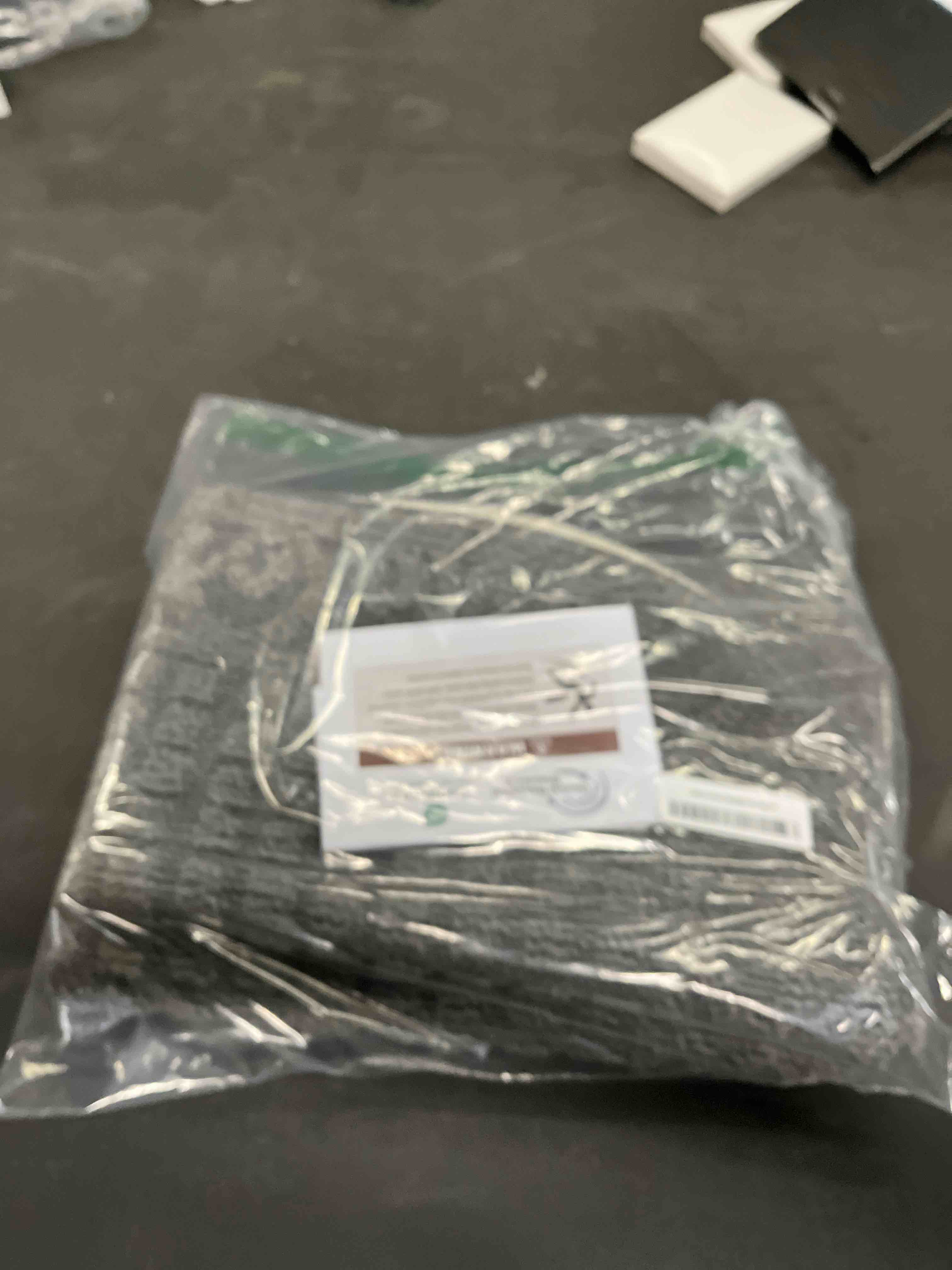 Condition photo showing Good Condition for cosy homeer 27x18 inch anti fatigue kitchen rug mats are made of 100% polypropylene half round rug cushion specialized in anti slippery and machine washable (grey 2pc) grey 2pcs 1'6" x 2'3" (semicircular)