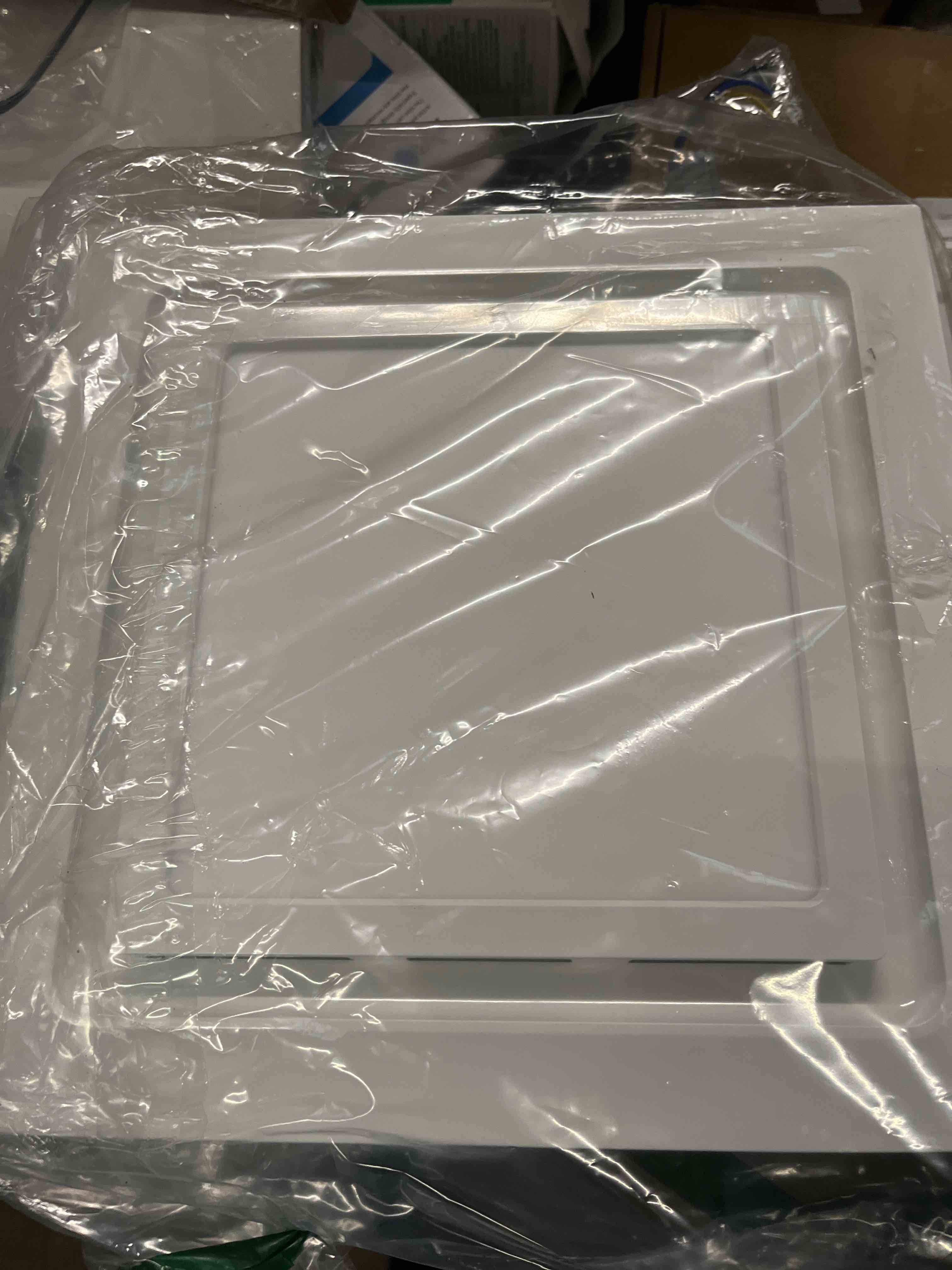 Condition photo showing Good Condition for gopper 12" ultra quiet bathroom exhaust fan with 6500k led light, 1.0 sone 120 cfm, 10x10 mount, 150