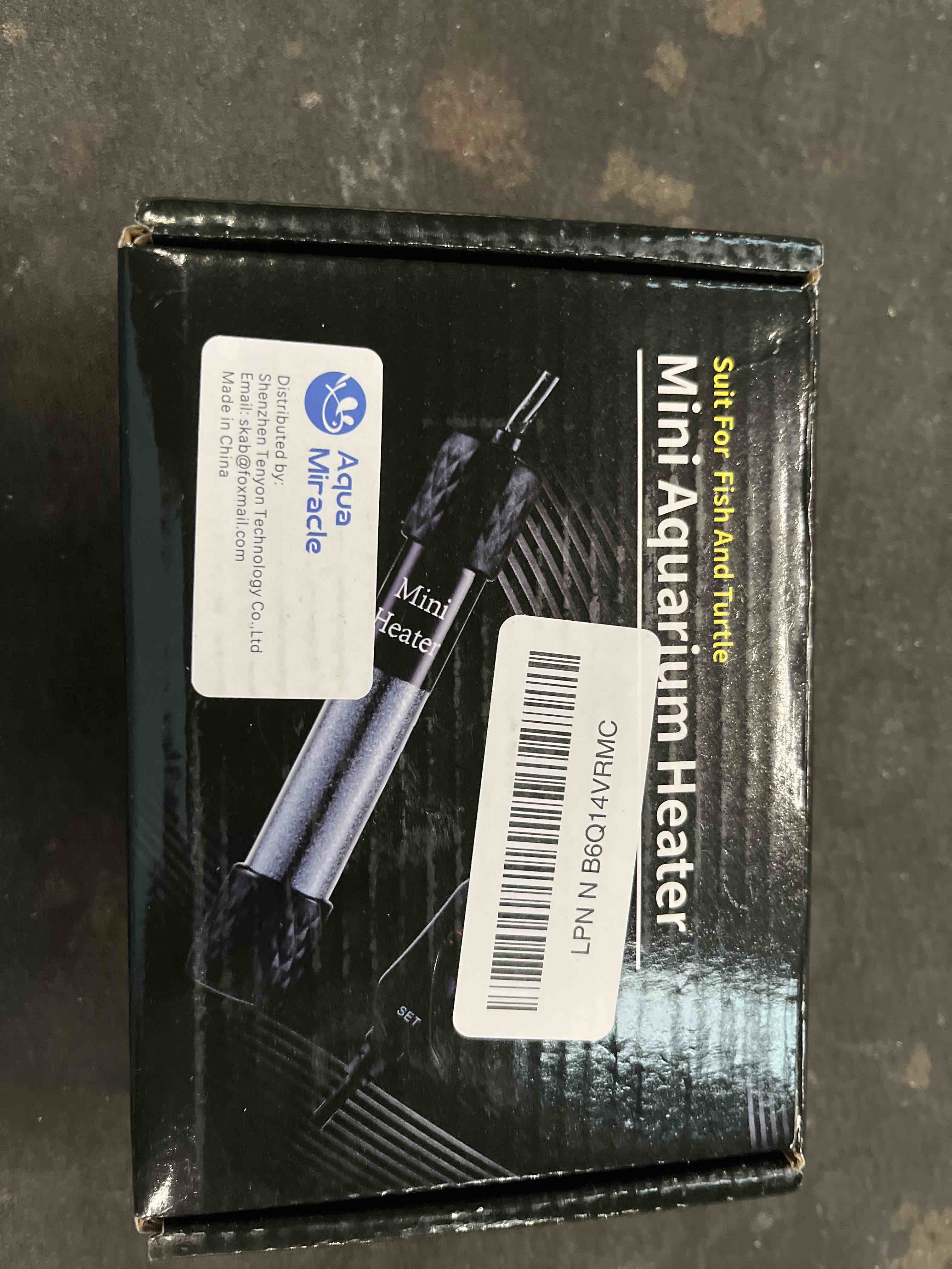 Condition photo showing Good Condition for aquamiracle aquarium heater 50w fish tank heater for 5-10 gal tanks, led digital display thermostat