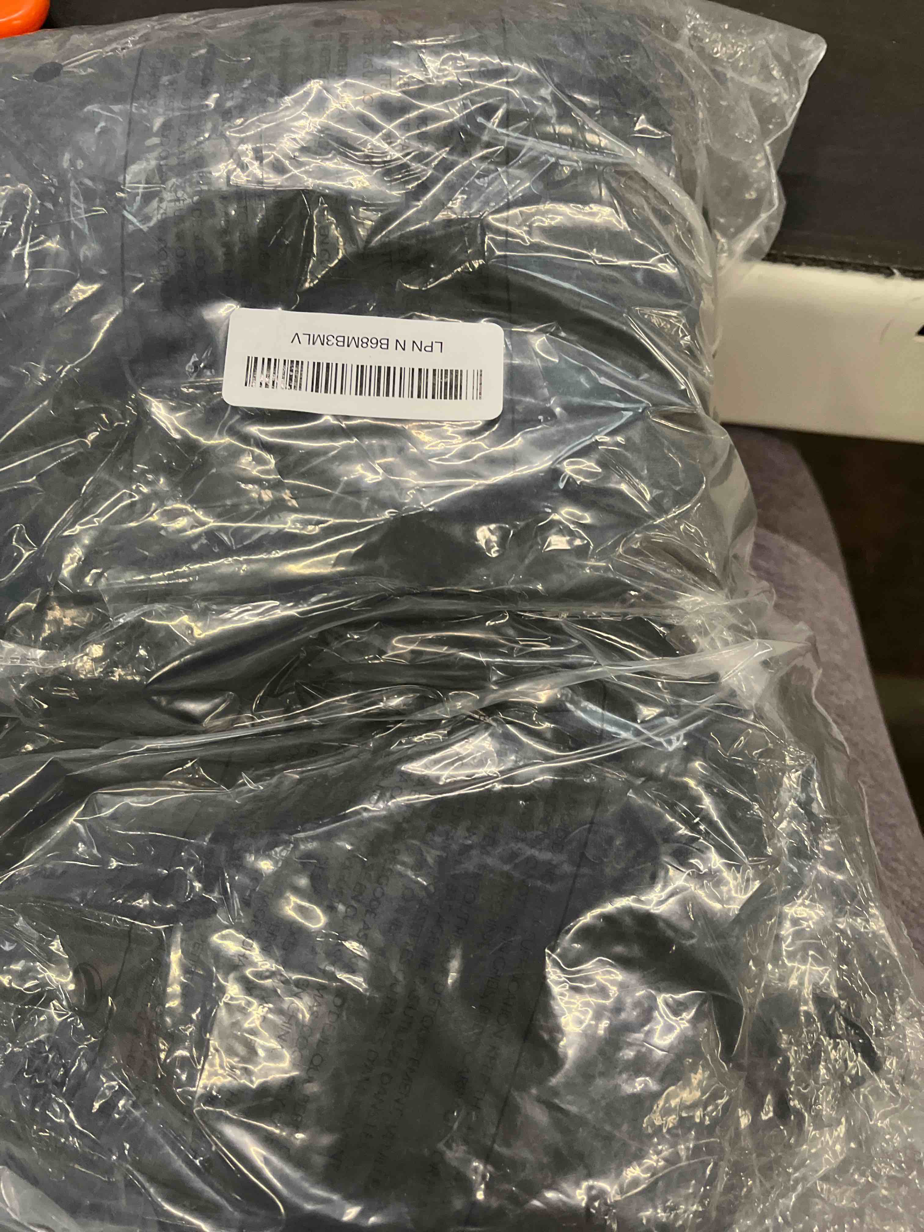 Condition photo showing Good Condition for jalancy 4 pack round tablecloth 120 inch black polyester washable fabric table covers for wedding di