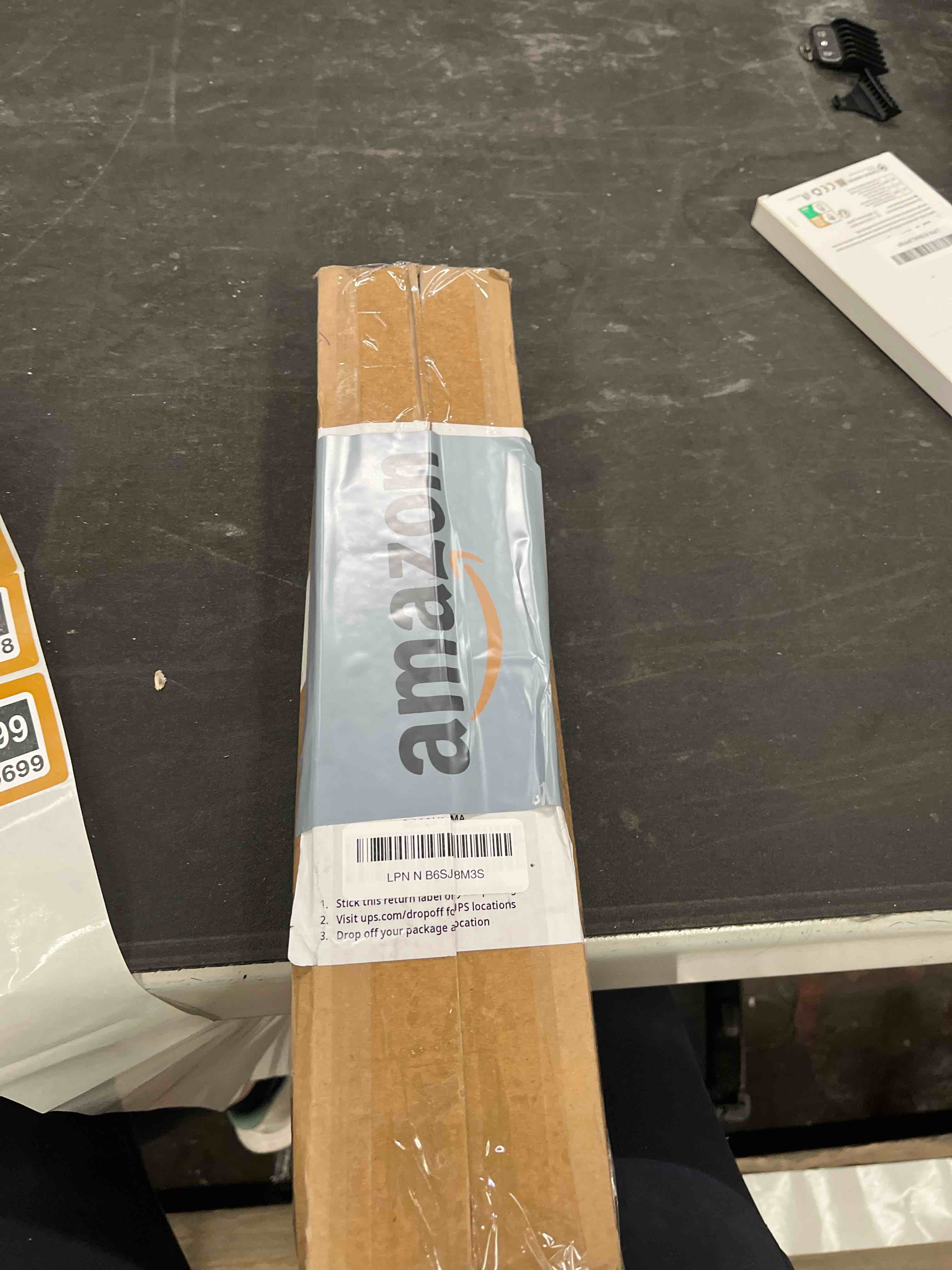 Condition photo showing Good Condition for mcrbeay shower curtain rod, 1" diameter heavy duty tension shower rod, non slip adjustable 28-74 inc