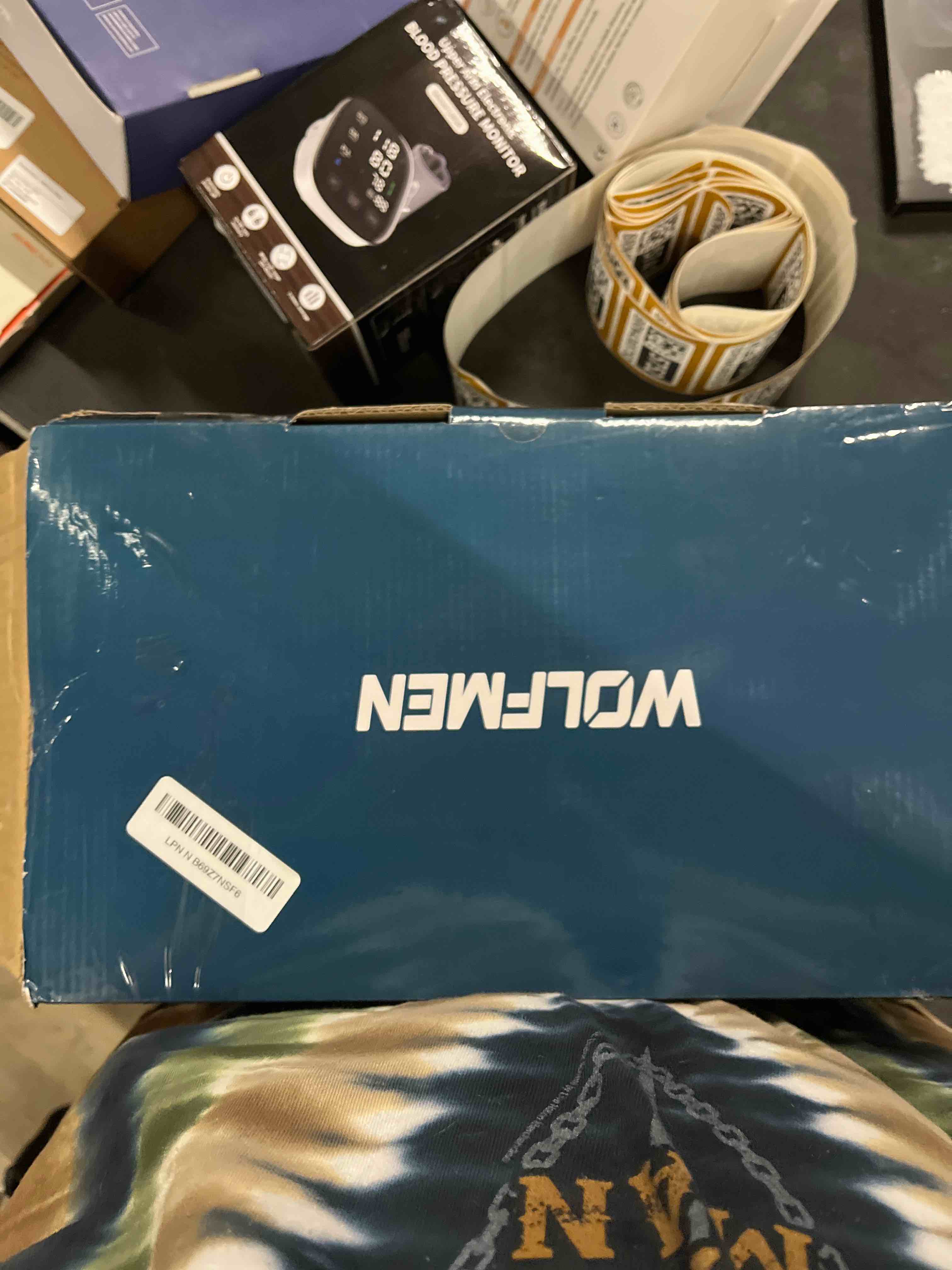 Leaf Blower, Electric Cordless Leaf Blower with 2 Batteries and Charger, 2 Speed Mode, Lightweight L