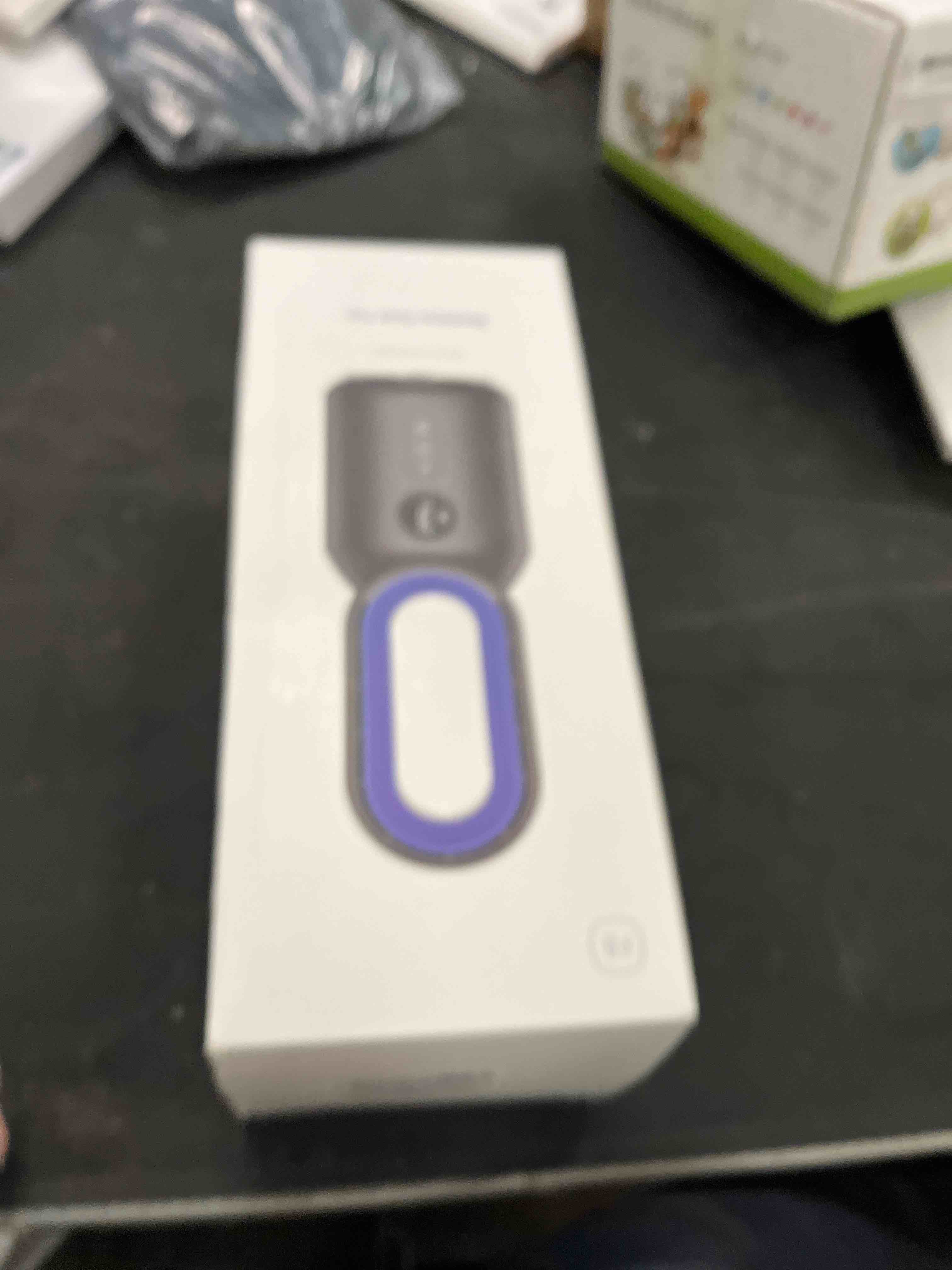 Condition photo showing Good Condition for let'me 13 inch desk fan, small bladeless table fan, 106° oscillating fan touch control with 3 speeds and night light, quiet desk fan for personal, office, nightstand black