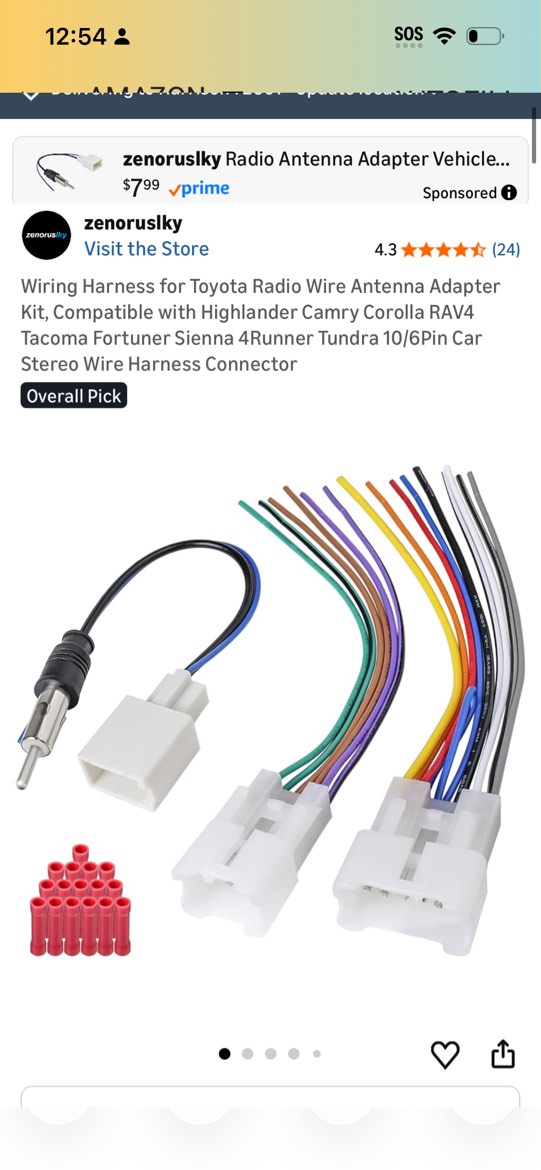Condition photo showing Good Condition for replacement wire for toyota tacoma camry corolla rav4 tundra prius sienna 4runner highlander avalon