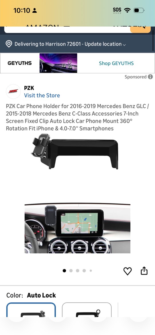 Condition photo showing Good Condition for pzk car phone holder for 2016-2019 mercedes benz glc/ 2015-2018 mercedes benz c-class accessories 7-
