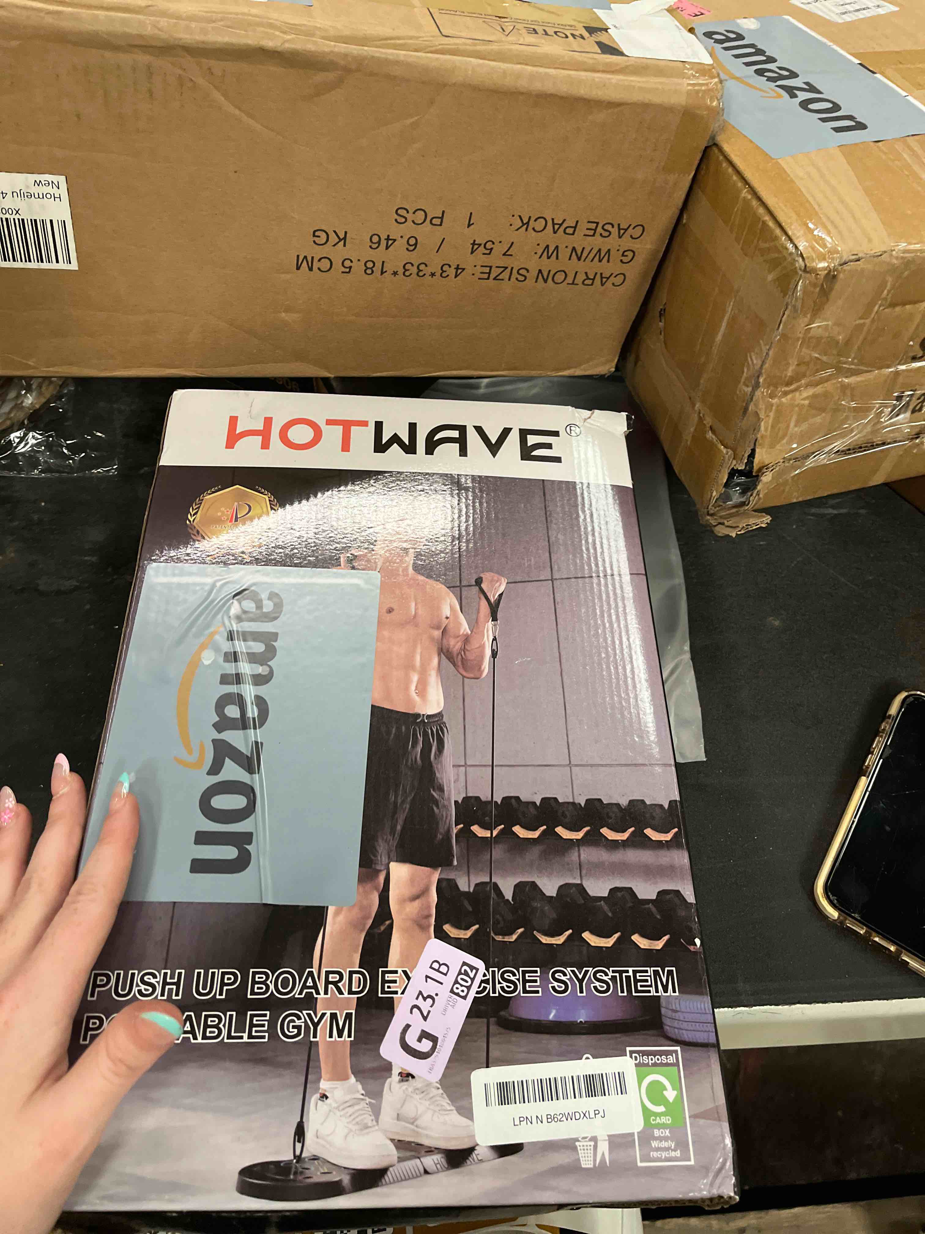 Condition photo showing Good Condition for hotwave 20 in 1 push up board with resistance bands, push up bar fitness,pushups handle for floor.po