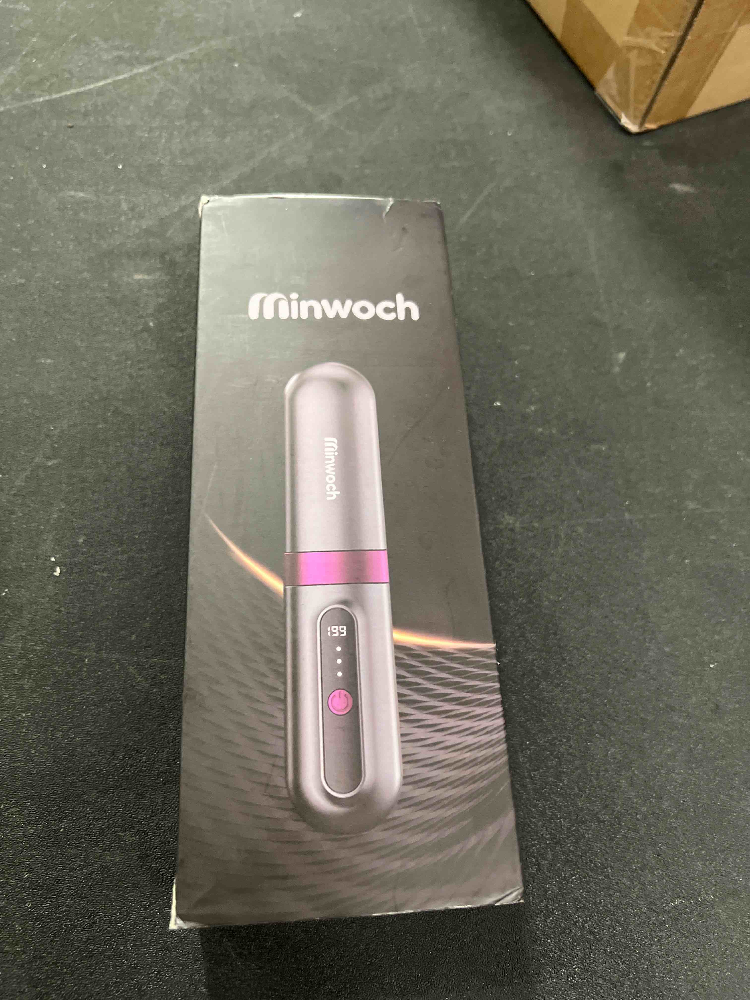 Condition photo showing Good Condition for go brush pro 2026 upgraded cordless hair straightener brush, ionic anti-frizz, 300m negative ions, m