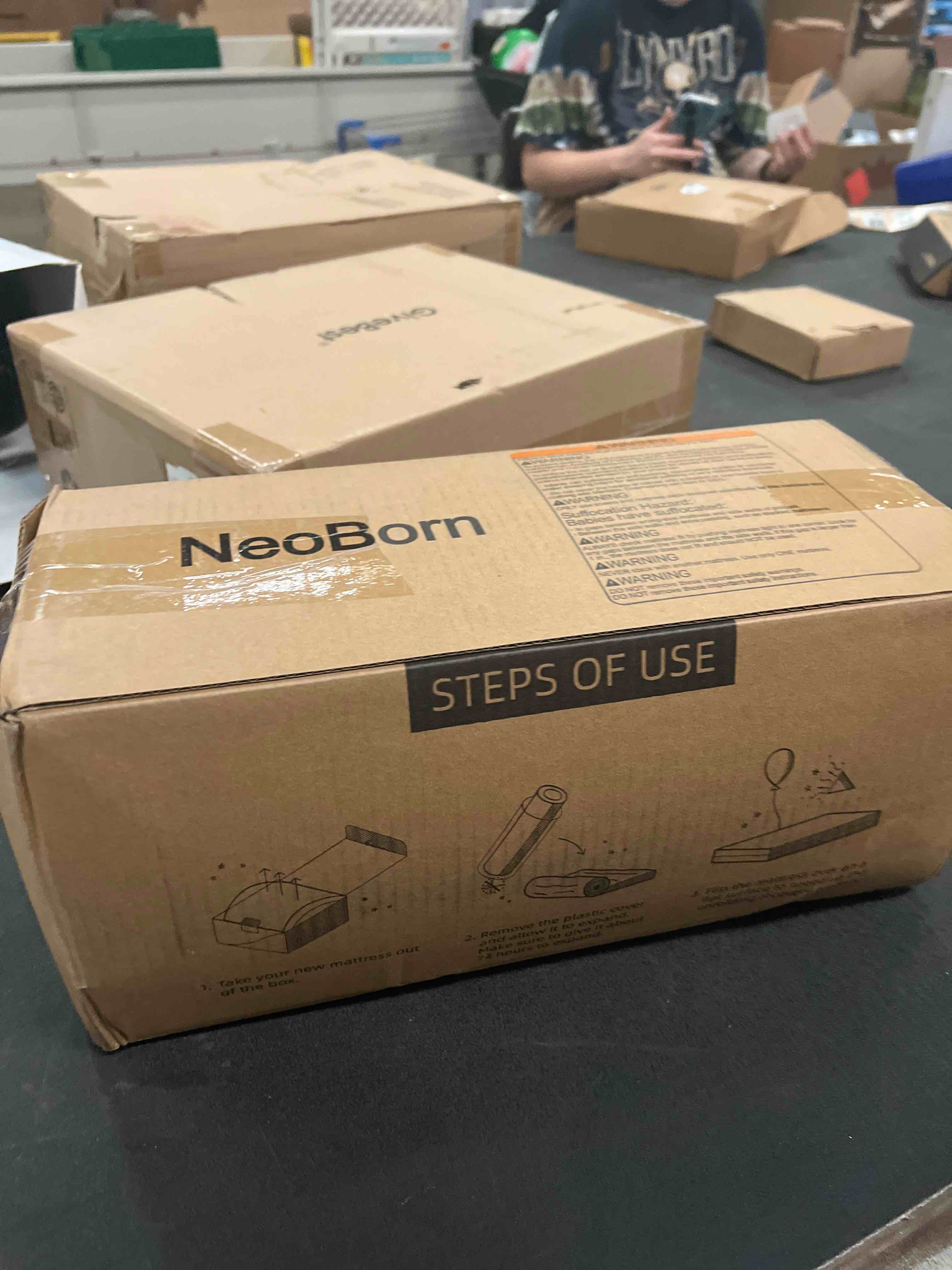 Condition photo showing Good Condition for neoborn baby bassinet mattress pad, 35" x 20" dual sided comfort gel memory foam mattress with remov