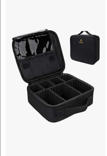 gzcz travel makeup bag,professional cosmetic bags for women,portable makeup brush case organizer sto