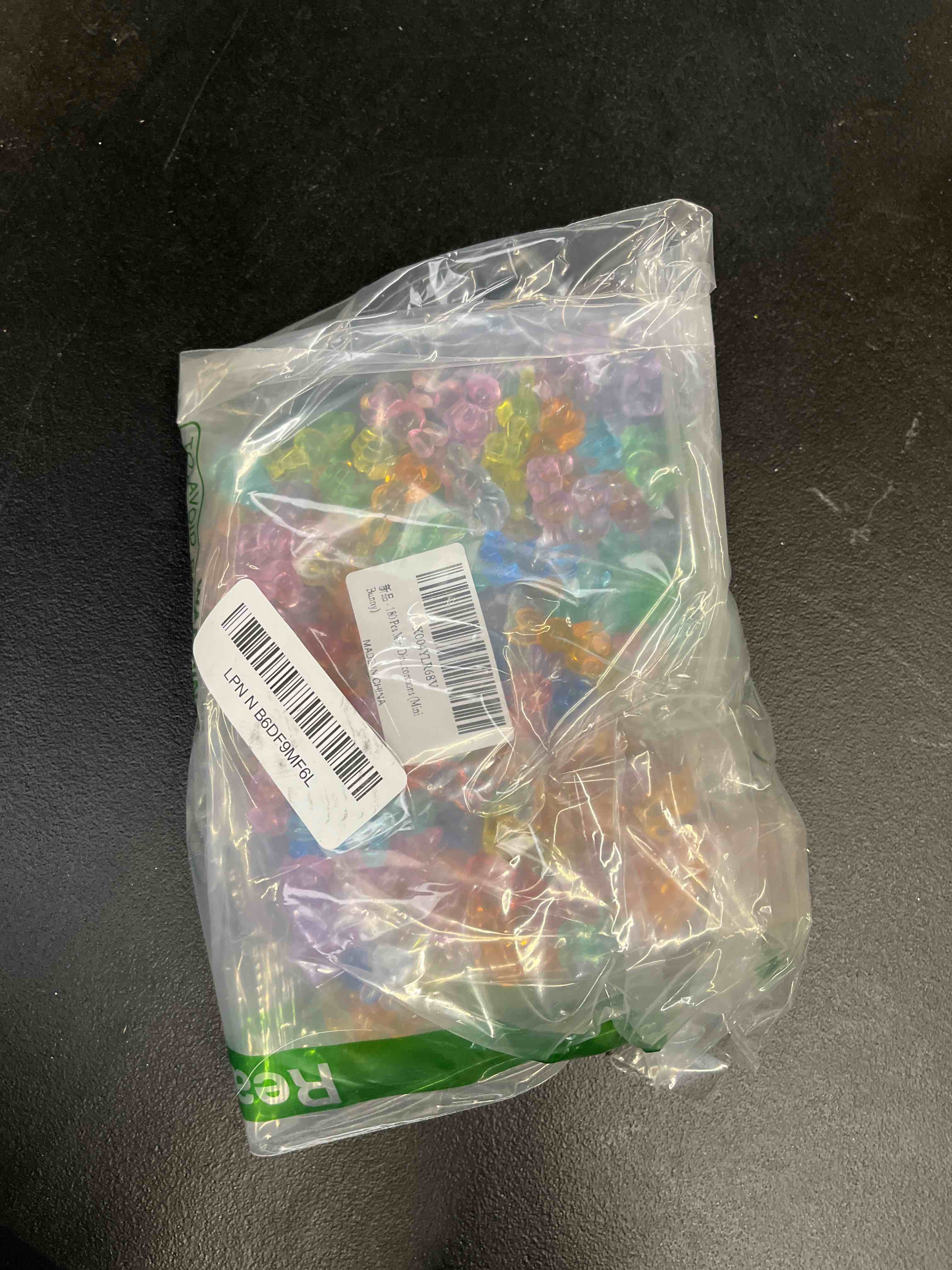 Condition photo showing Good Condition for 180 pcs mini bunny figures, mini resin animals figures to hide, small plastic bunny figurines miniature ornaments diving gems for vase filler fairy garden party decorations mini bunny(180 pieces)