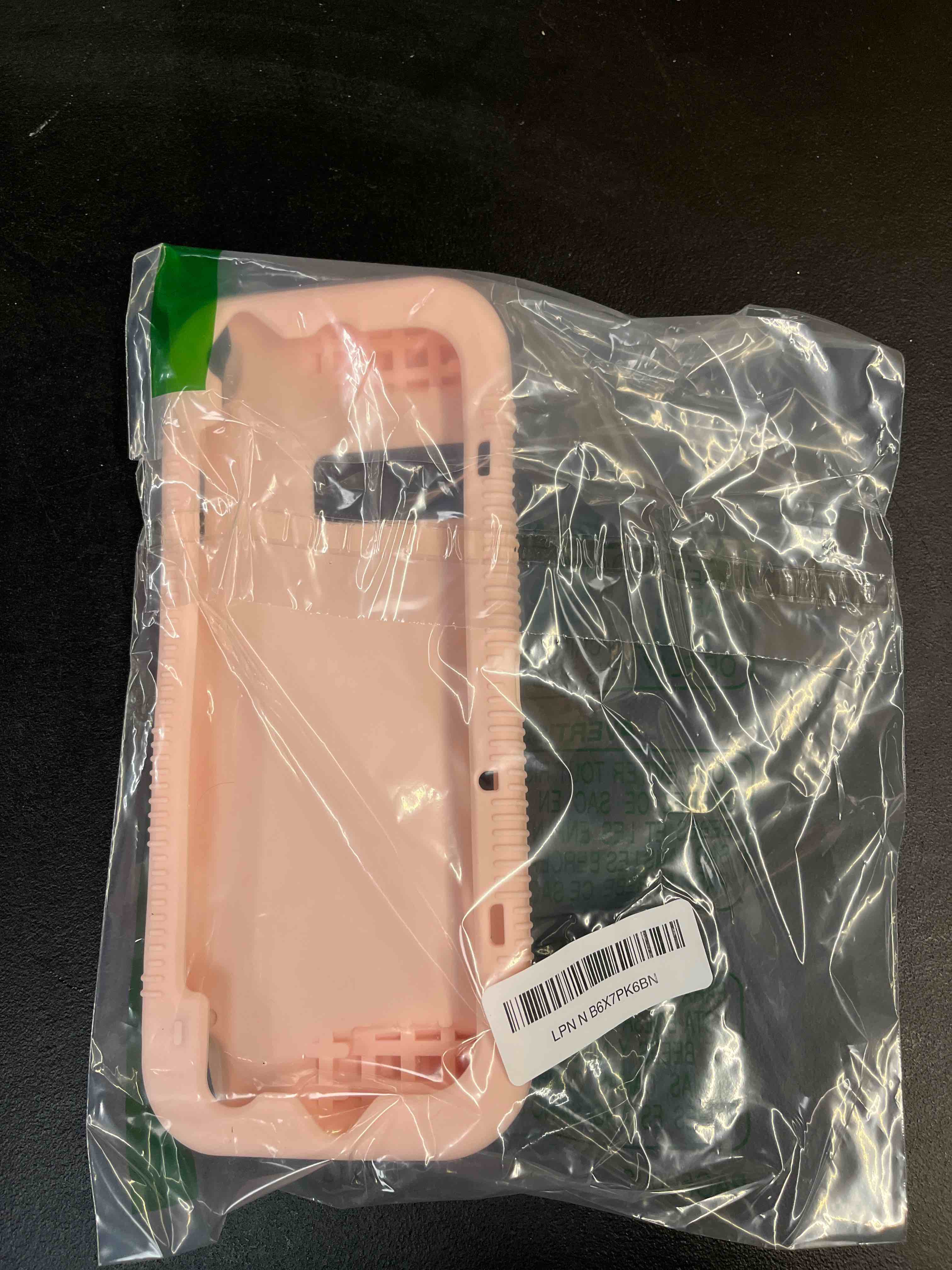 Condition photo showing Good Condition for teyomi protective silicone case for nintendo switch, grip cover with tempered glass screen protector, 2 storage slots for game cards, shock-absorption & anti-scratch (pink) light pink