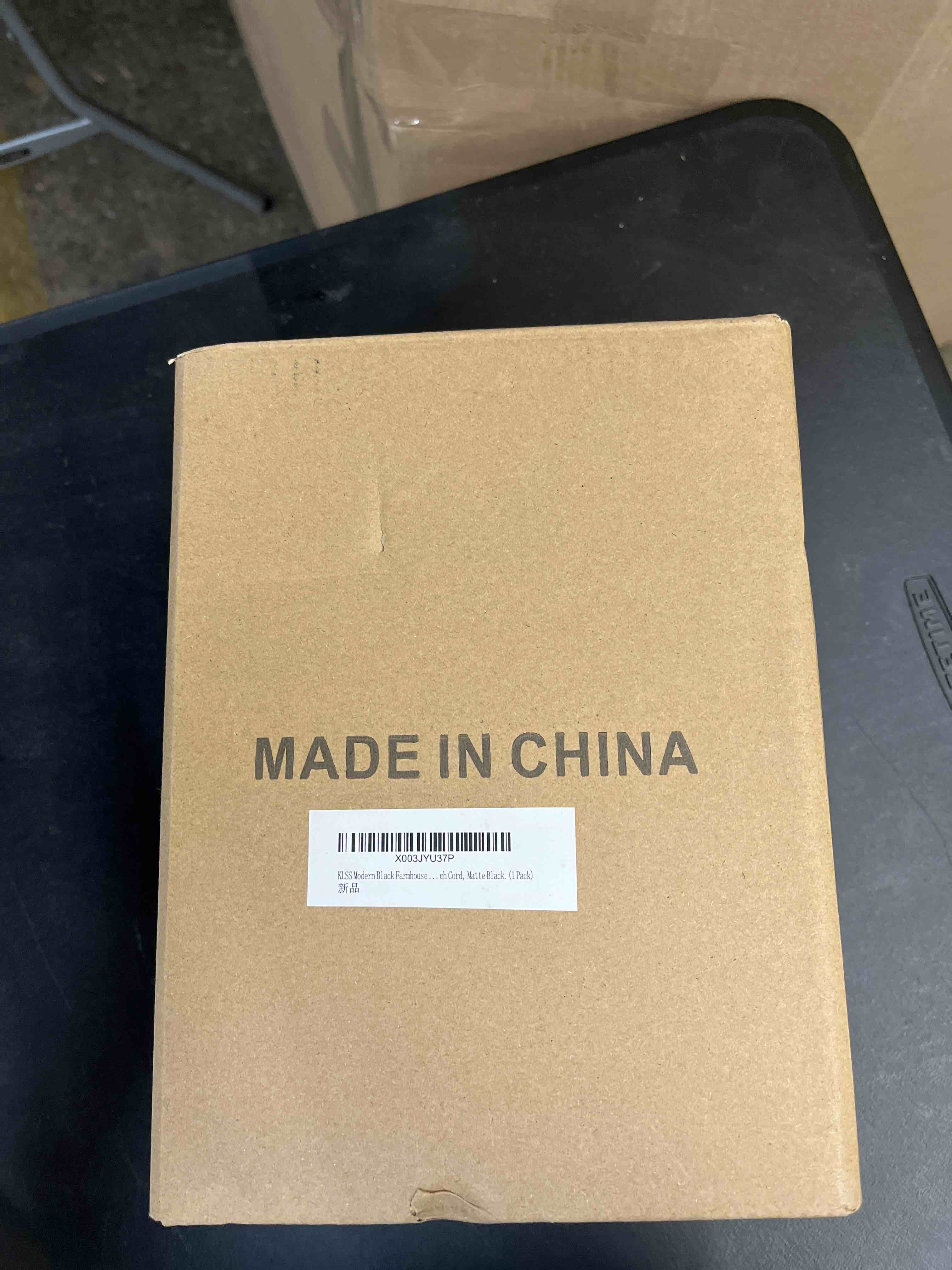 Condition photo showing Good Condition for modern black farmhouse clear glass cylinder pendant light fixture,island lights for kitchen,mini pendant lighting for kitchen island decor - 4.75 inch shade, 2-58 inch cord(1 pack)