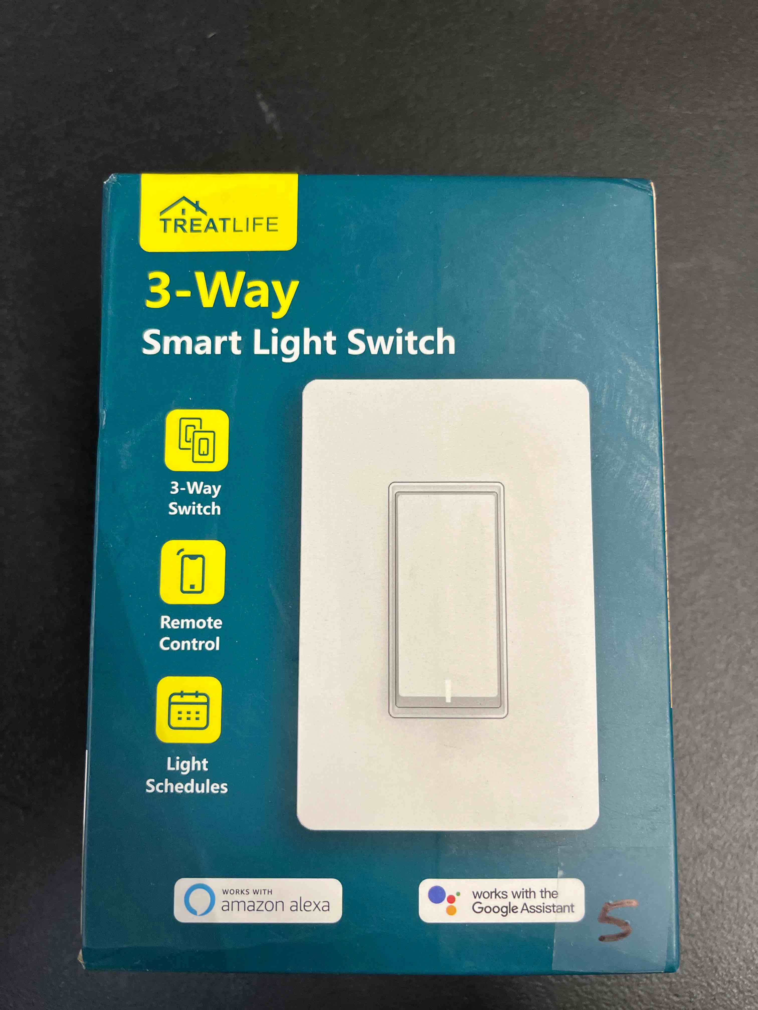 Condition photo showing Good Condition for treatlife 3-way smart light switch, 2.4ghz wifi smart switch compatible with alexa, google home & smartthings, remote control, scheduling, neutral wire required, 1 pack