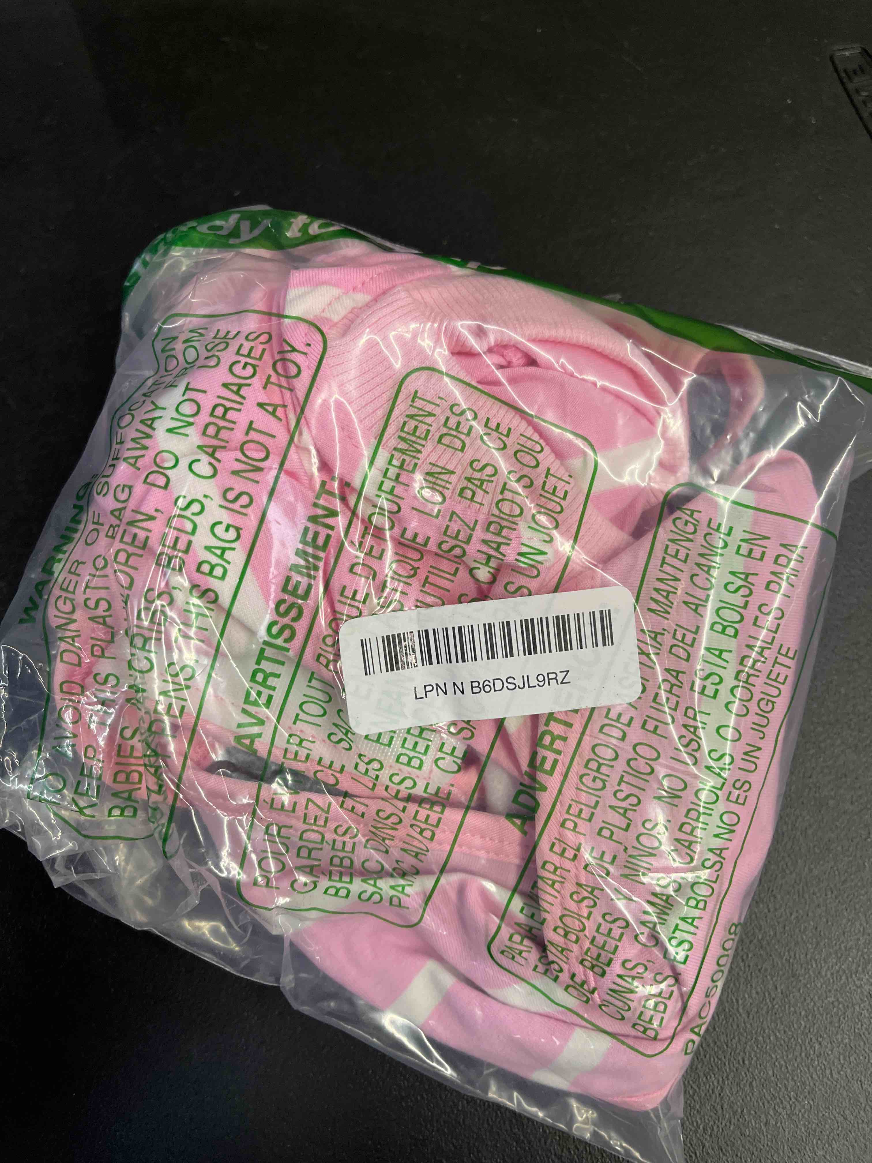 Condition photo showing Good Condition for kuoser dog surgery recovery suit, soft breathable dog recovery suit for female spay male nueuter, anti licking puppy onesie pet surgical suit for dogs abdominal wounds skin disease, pink strips xl x-large (back: 20.1" - 24.8"; weight: 42 - 75lb) pink strips