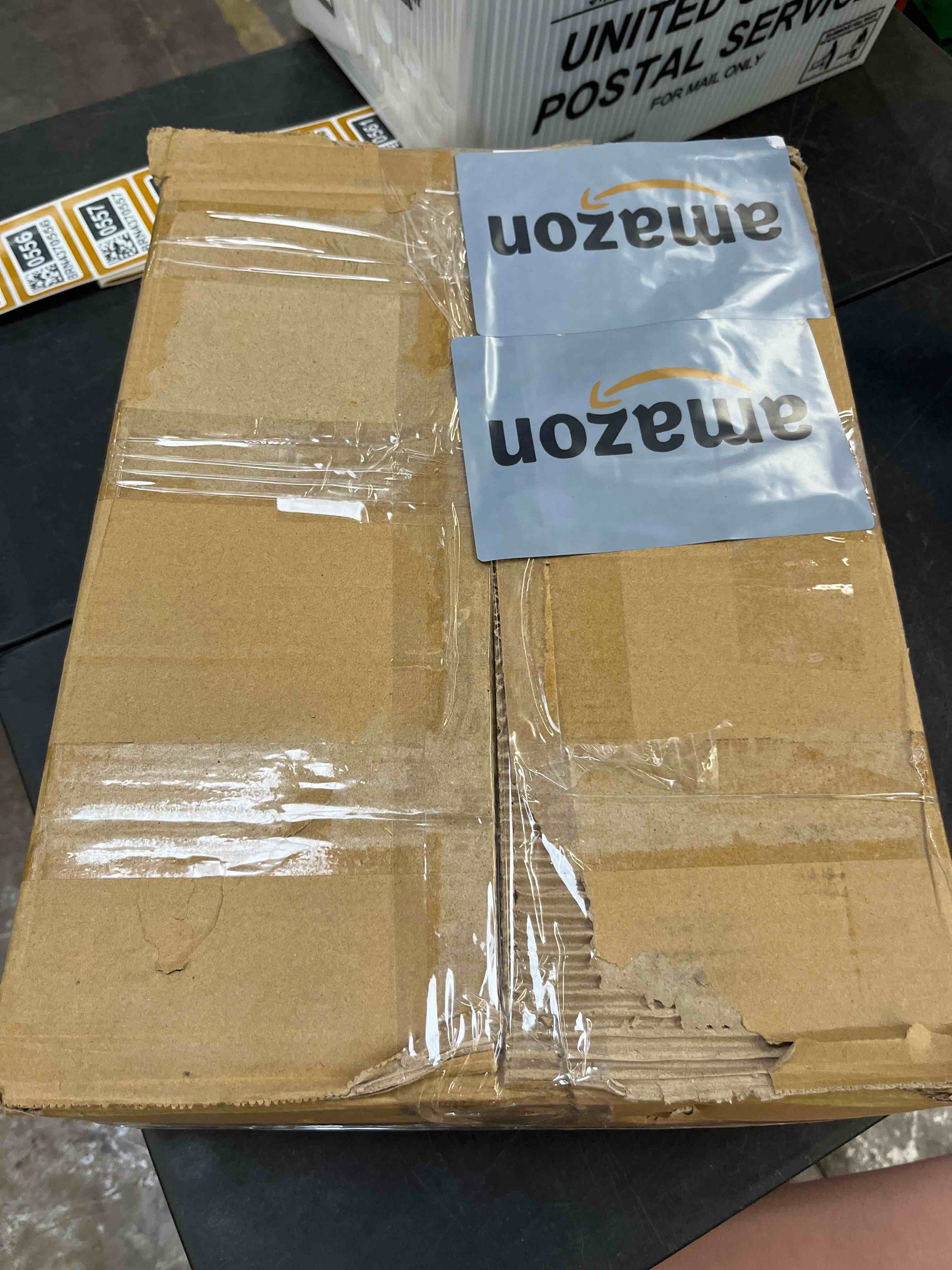 Condition photo showing Good Condition for wokceer 10x10 ft backdrop stand heavy duty pipe and drape kit, adjustable gold backdrop stand for wedding birthday party photography photo booth background christmas decoration 10 ft x 10 ft gold-10ft-e