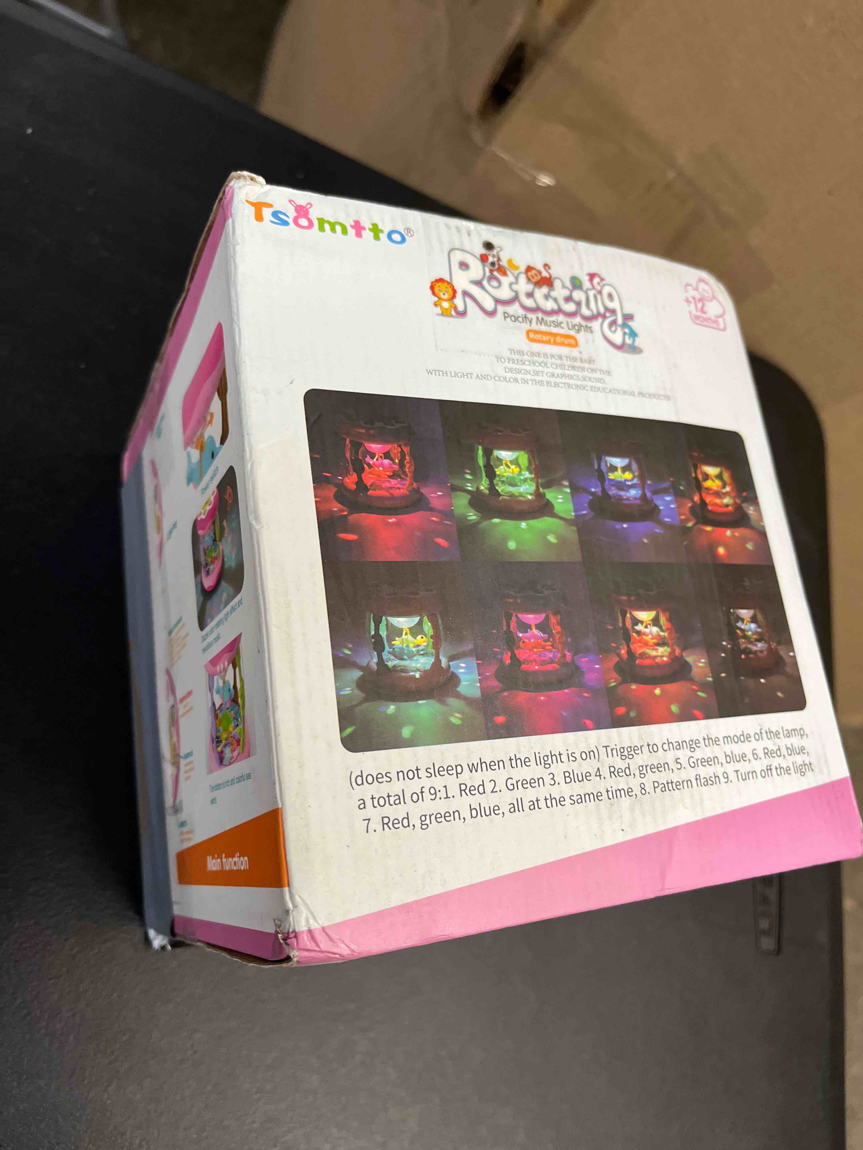 Condition photo showing Good Condition for baby girl toys 0-6 months ocean projector rotating musical light up tummy time toy infant aquarium 0-3 4 5 6 7 8 9 months crawling toys babies 6-12 month girls 1 2 year old birthday newborn gifts pink