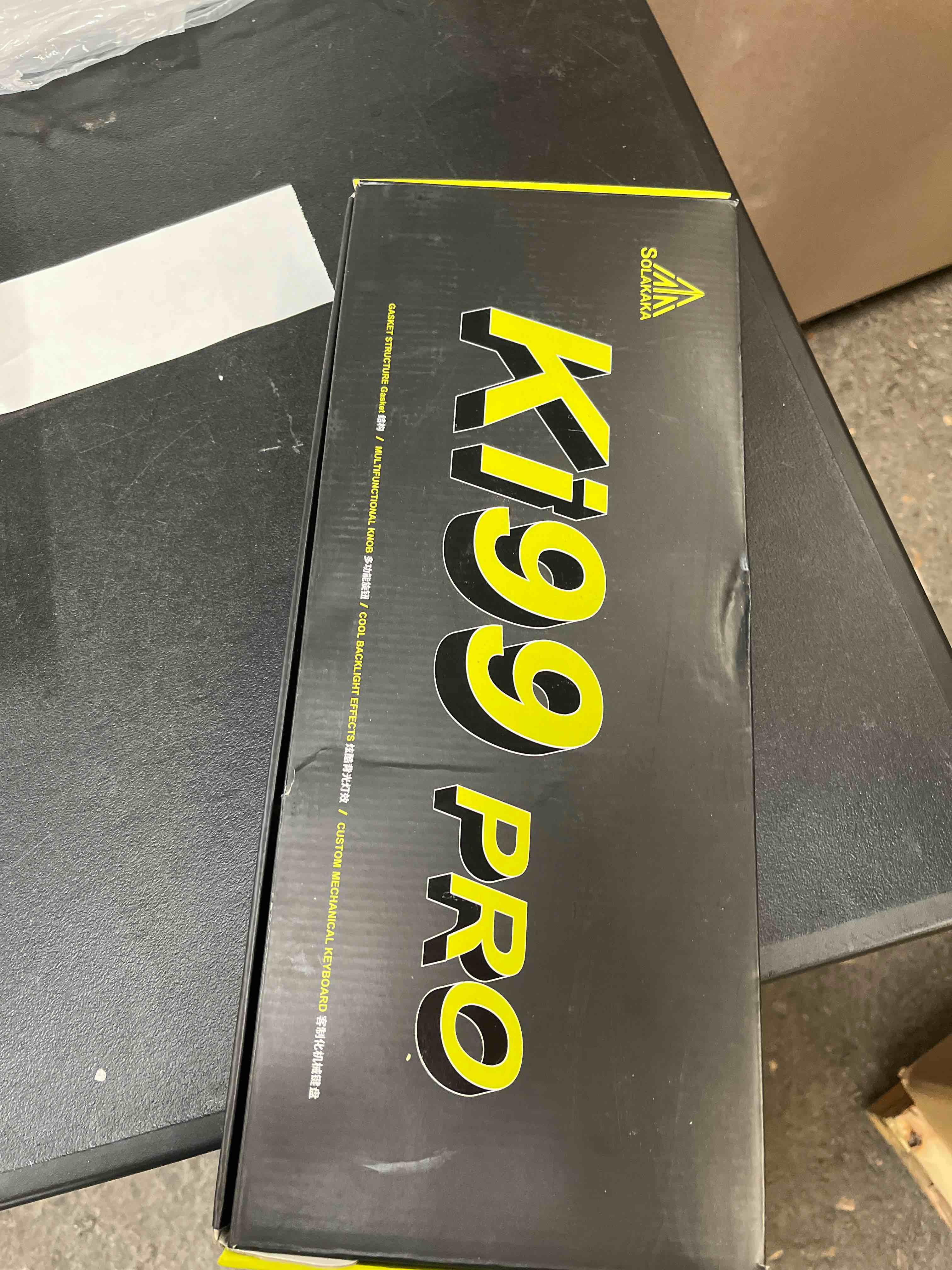 Condition photo showing Good Condition for solakaka ki99 pro 96% wireless mechanical keyboard, rgb gaming keyboard, hot-swappable pre-lubed switches, gasket structure creamy keyboards (gradient-black, non-silent version) gradient-black non-silent version