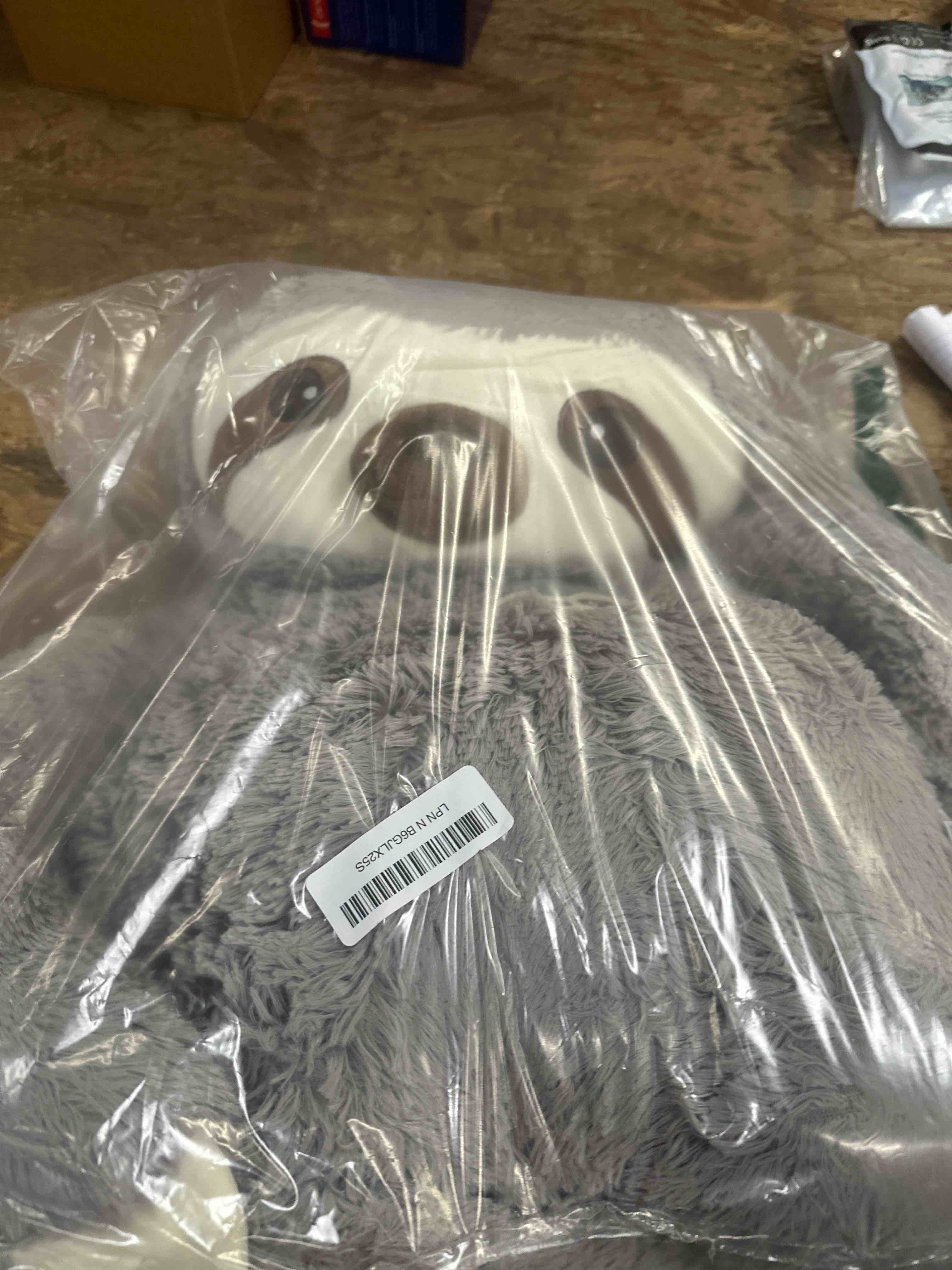 Condition photo showing Good Condition for ikasa large sloth stuffed animal plush bradypode toy for children (gray, 30 inches) sloth giant
