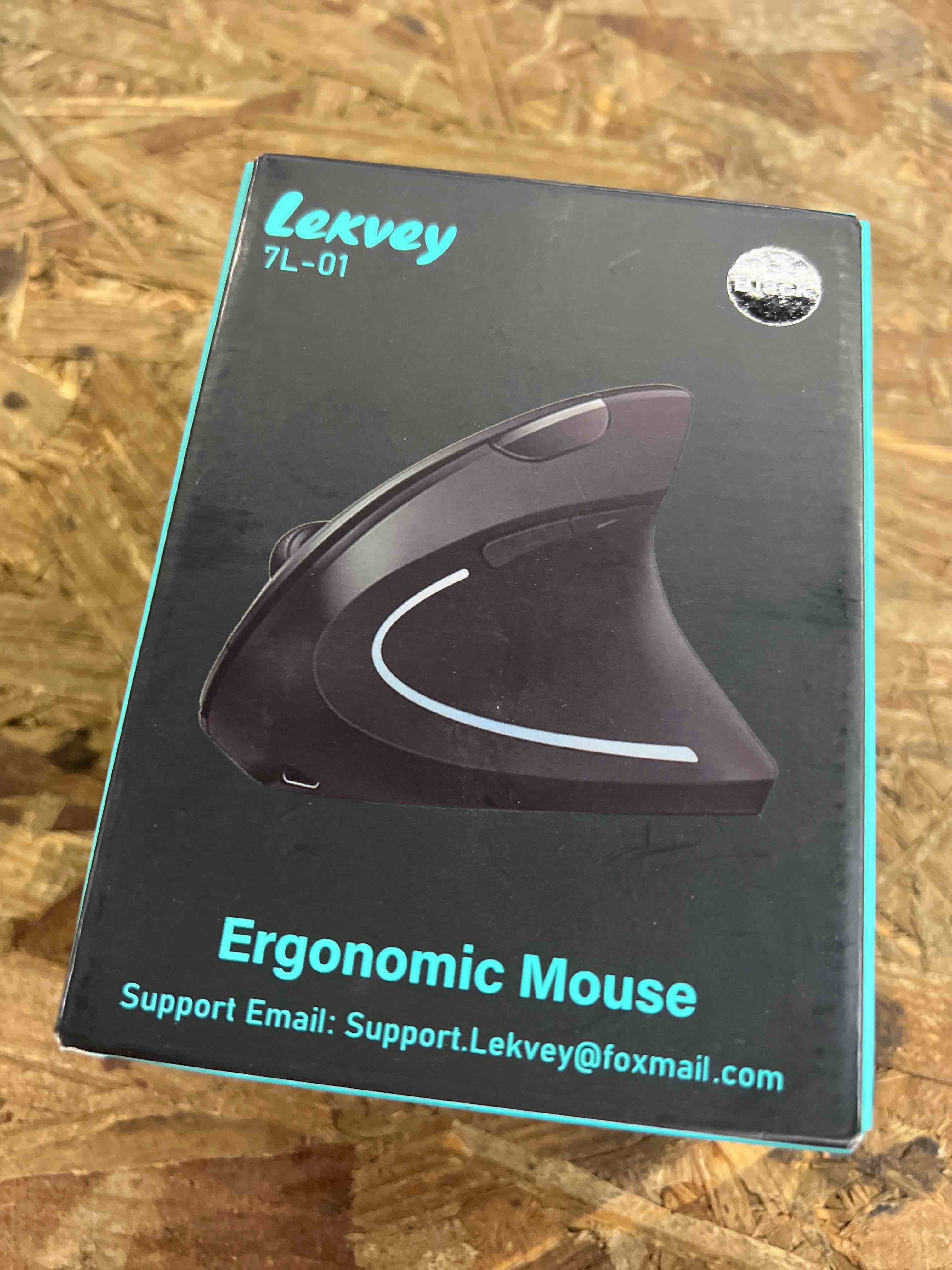 Condition photo showing Good Condition for ergonomic mouse, lekvey vertical wireless mouse - rechargeable 2.4g optical vertical mice : 3 adjustable dpi 800/1200/1600 levels 6 buttons, for laptop, mac, pc, computer, desktop, notebook etc, black black wireless usb