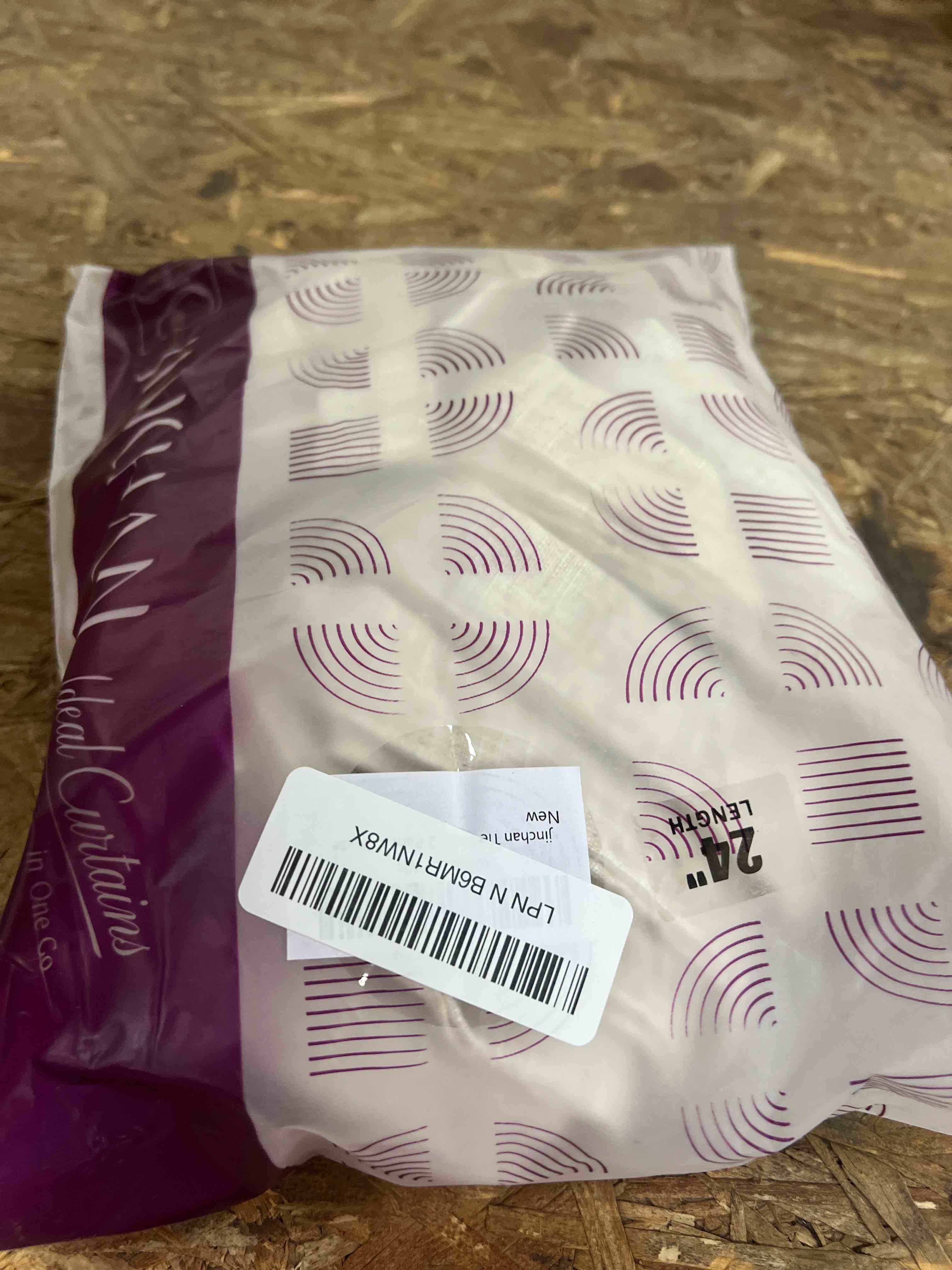 Condition photo showing Good Condition for jinchan tie top linen kitchen curtains over sink 24 inch length tier curtains farmhouse rustic small cafe curtain for bedroom living room bathroom half window light filtering privacy 2 panels crude 26"w x 24"l (pack of 2) verona curde