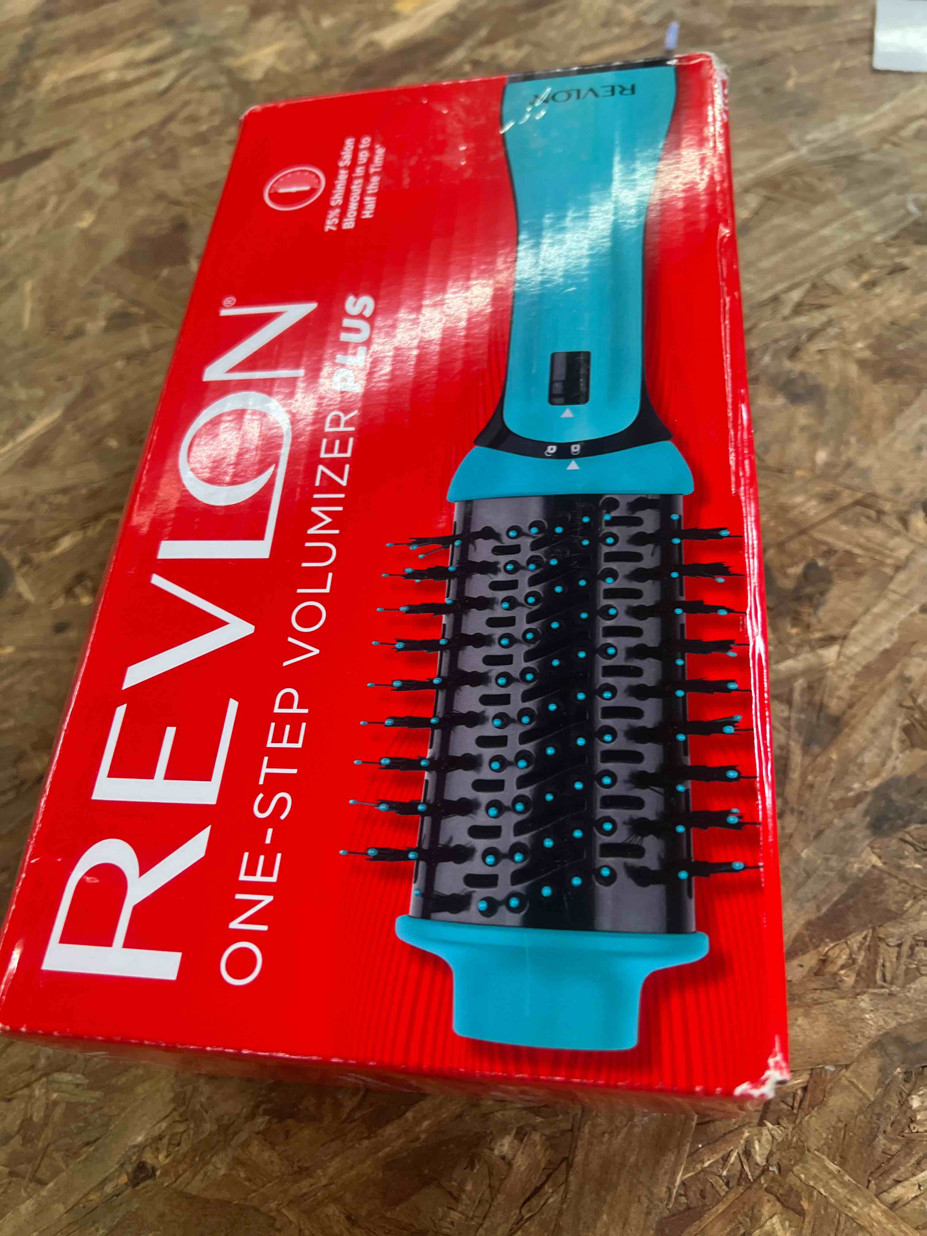 Condition photo showing Good Condition for revlon one step volumizer plus hair dryer and styler | more volume, less damage, and more styling control for easy and fast salon-style blowouts, plus travel friendly (teal) teal 2.0 volumizer plus