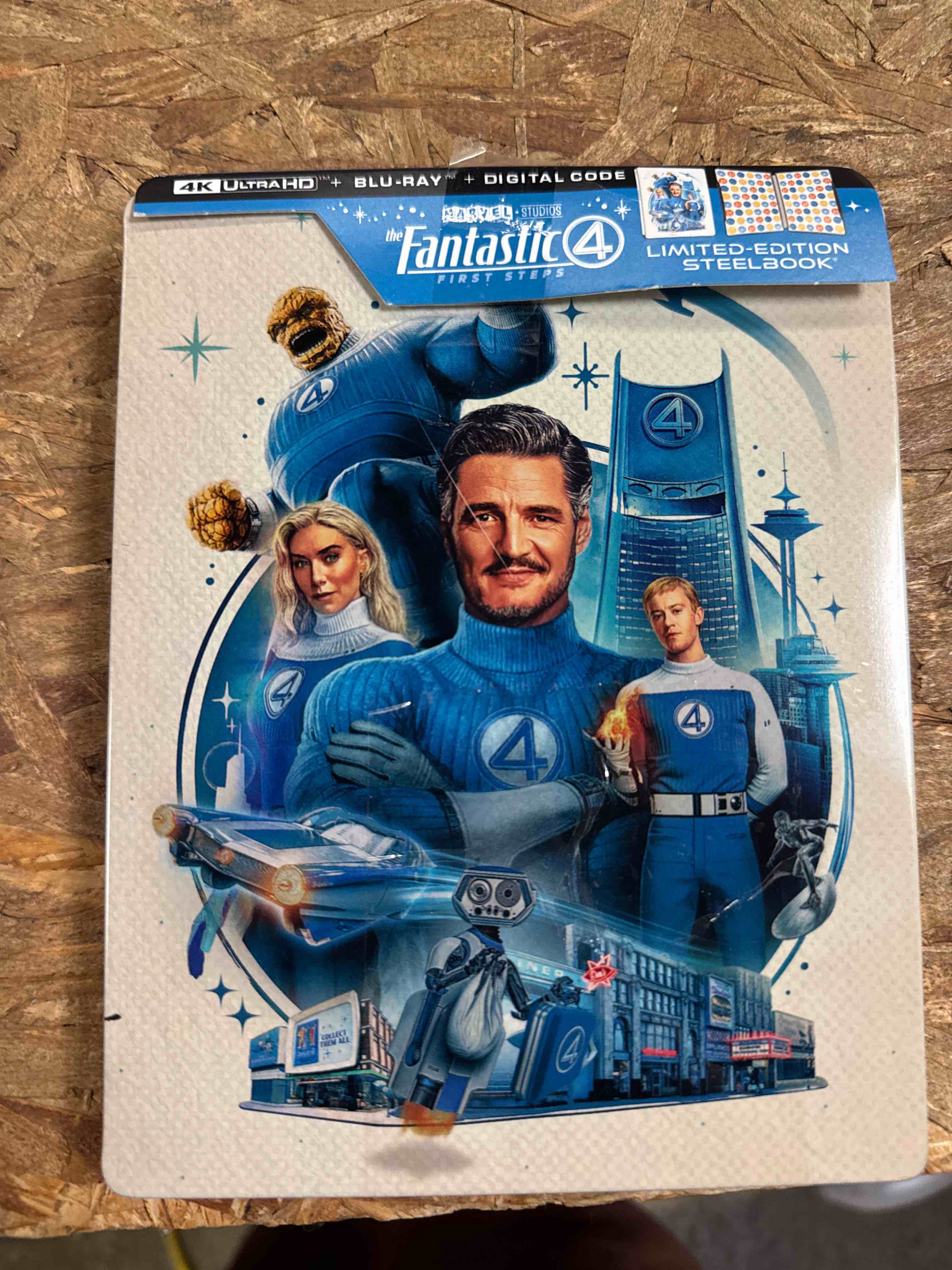 Condition photo showing Good Condition for the fantastic four: first steps 2025 [blu-ray] [region free]