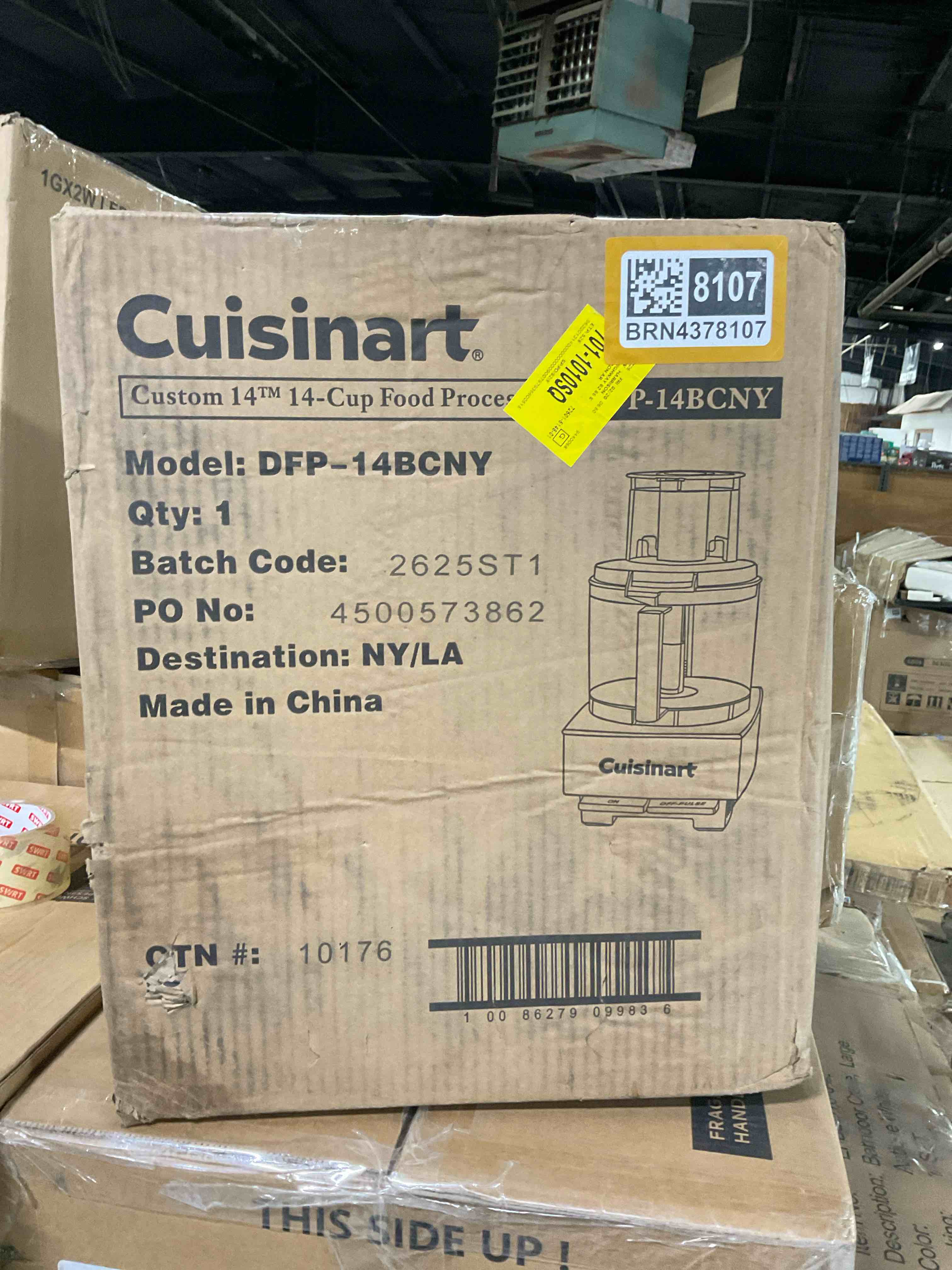 Condition photo showing As Is for (doe not power on)Cuisinart Custom 14 14-Cup Food processor  