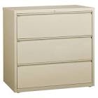 (May not match photo exactly)Lateral File Cabinet With 3 Drawers