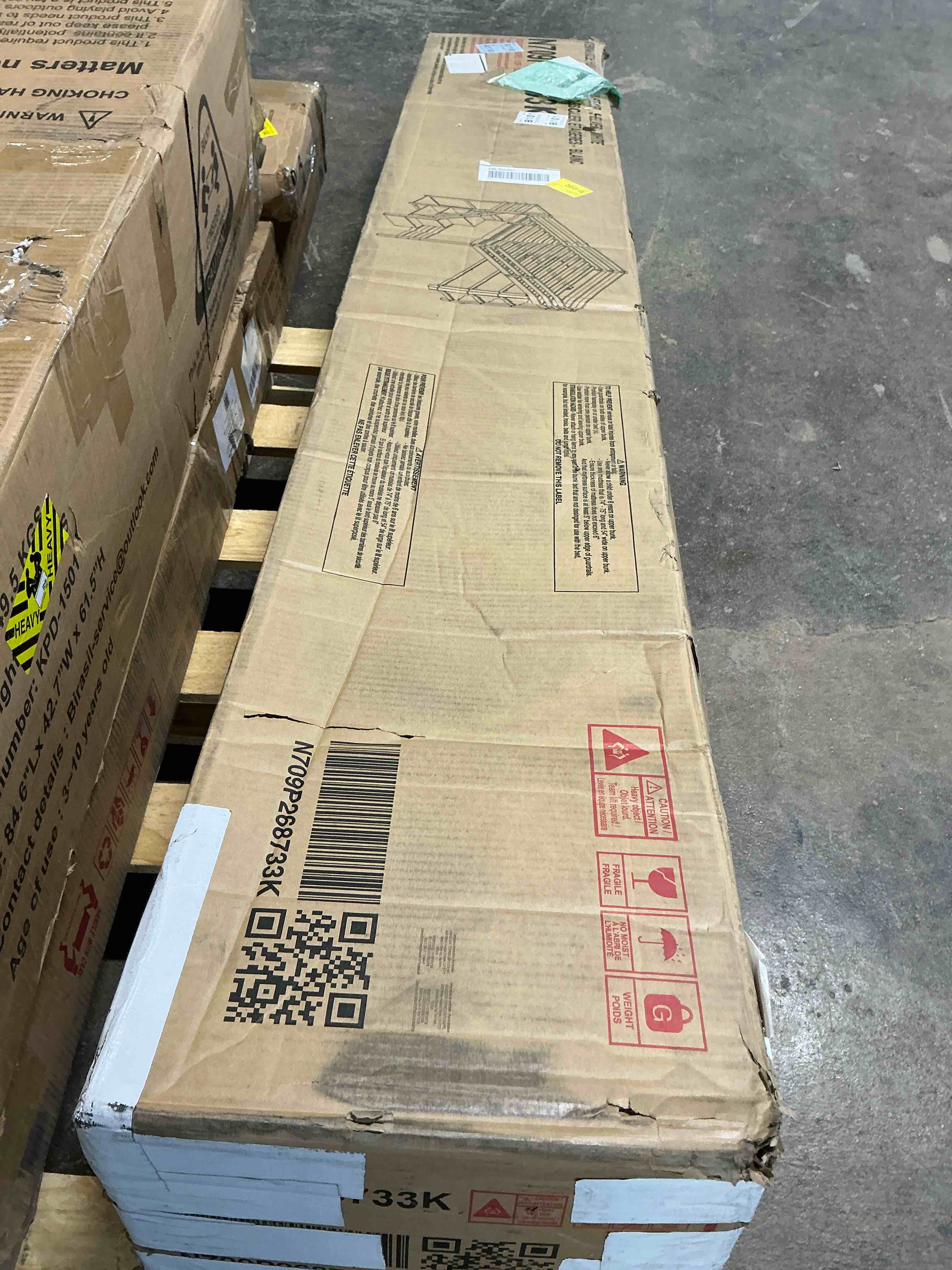 Condition photo showing Good Condition for Loft Bed With Built-In Wardrobe And Shelves