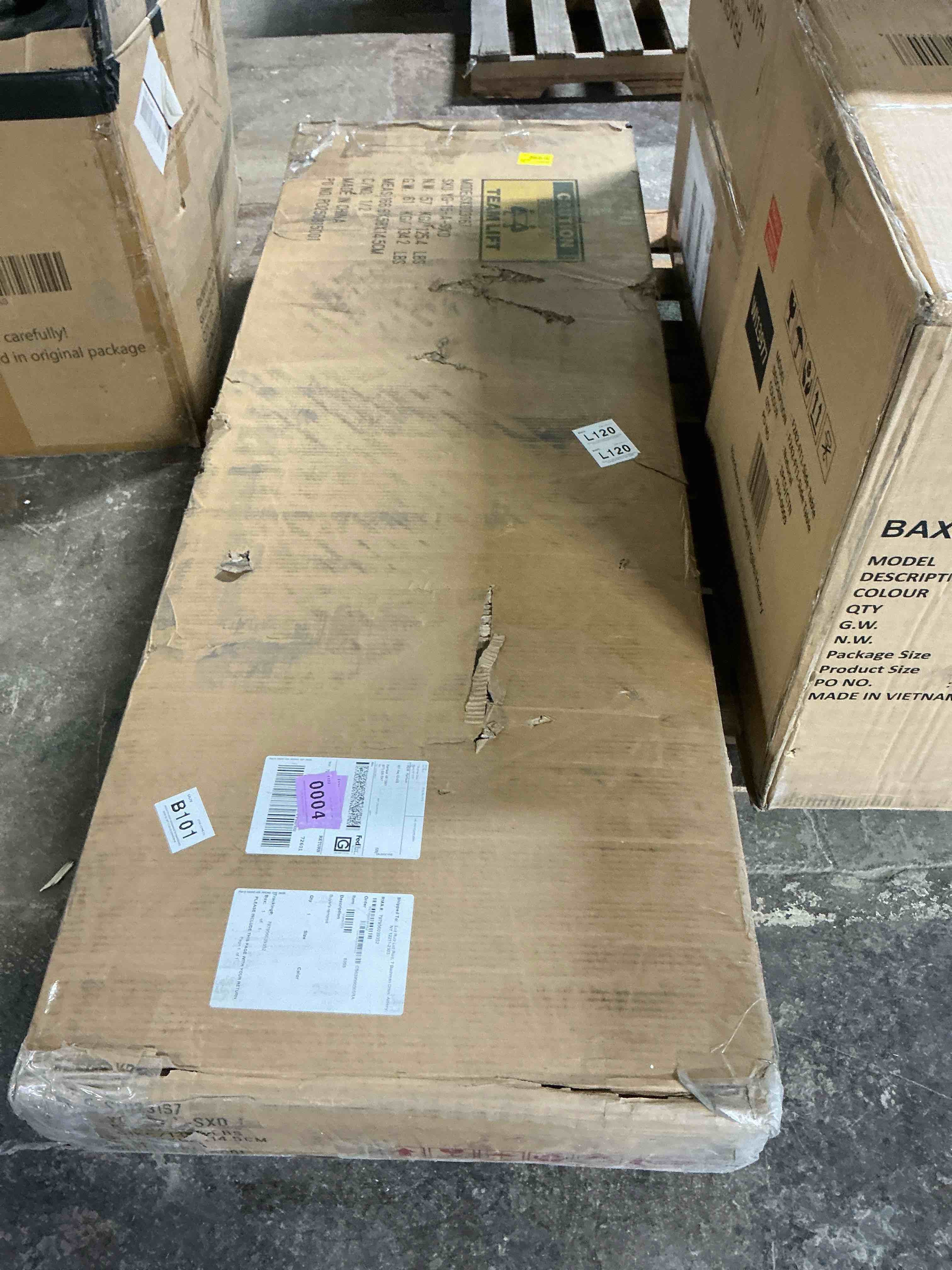 Condition photo showing Good Condition for Vianna White Modern Armoire with Soft-Close Doors â€” MDF Wardrobe Closet with Shelves \u0026 Drawers