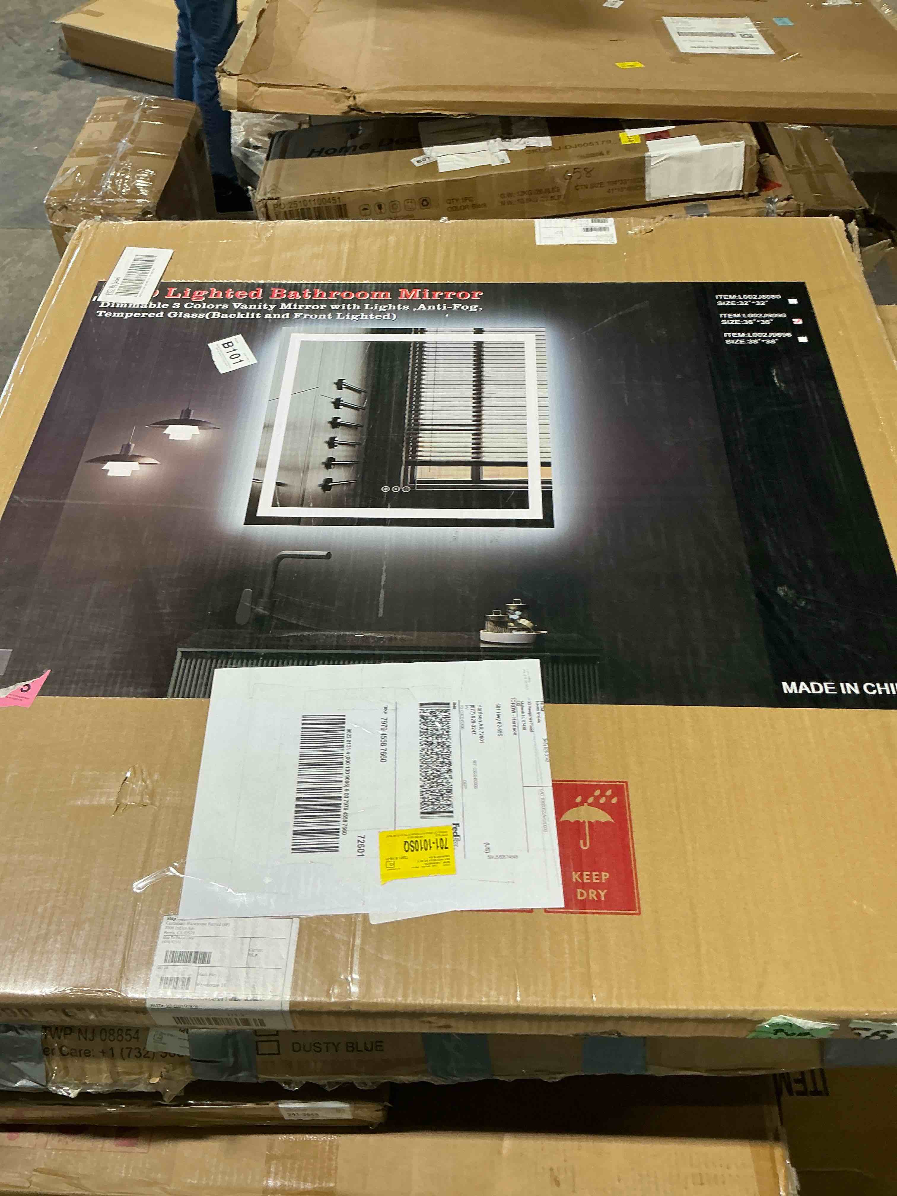 Condition photo showing Good Condition for Aevar UL Certified Front \u0026 Back LED Anti-Fog Tempered Glass Bathroom/Vanity Mirror with 3-Year Warranty