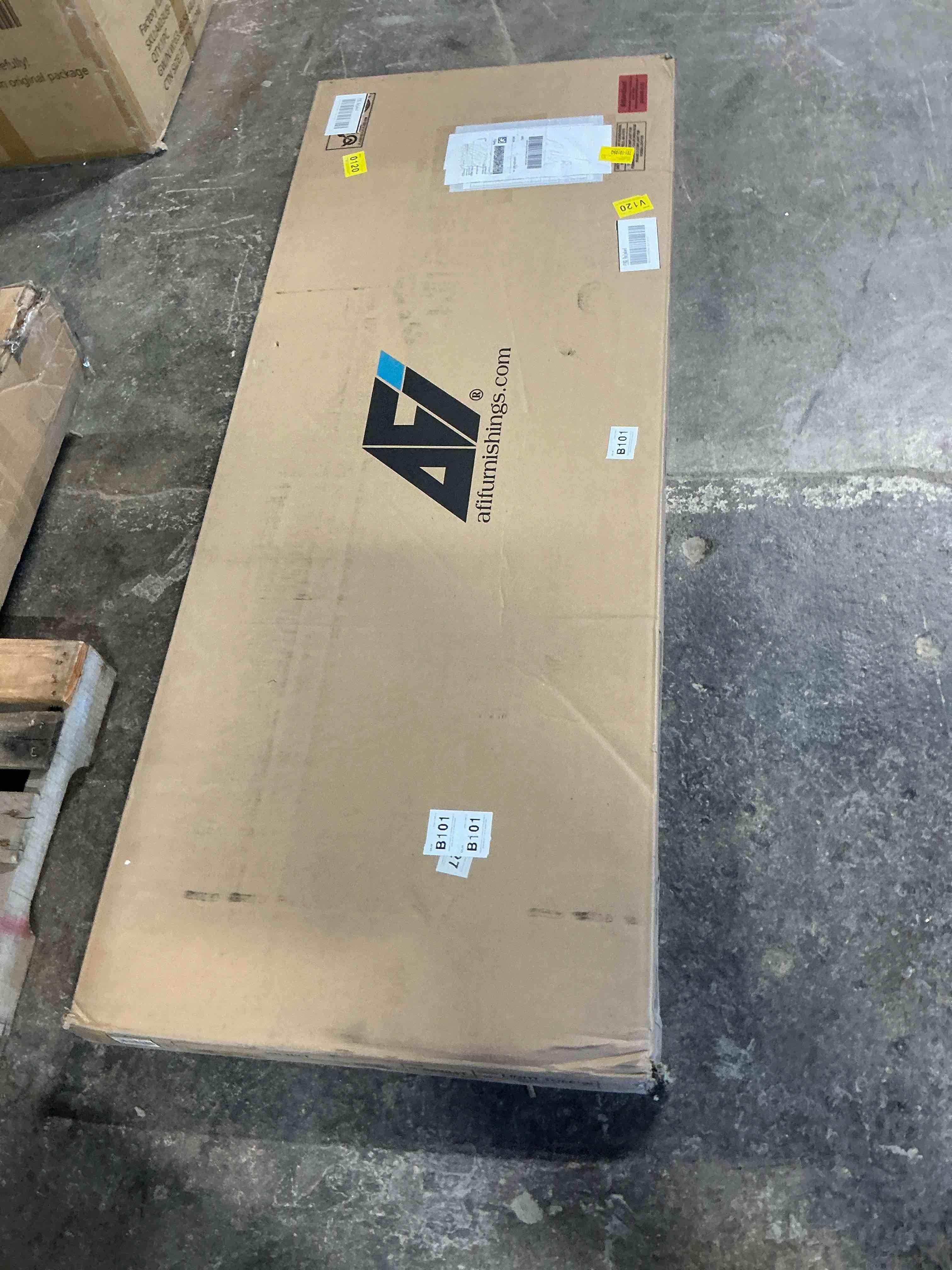 Condition photo showing Good Condition for Kindig Solid Wood Coastal Cottage Panel Headboard