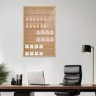 (may not match photo exactly)Wooden Display Cabinet for Dolls Garage Kit Black Storage Box Book Shelf