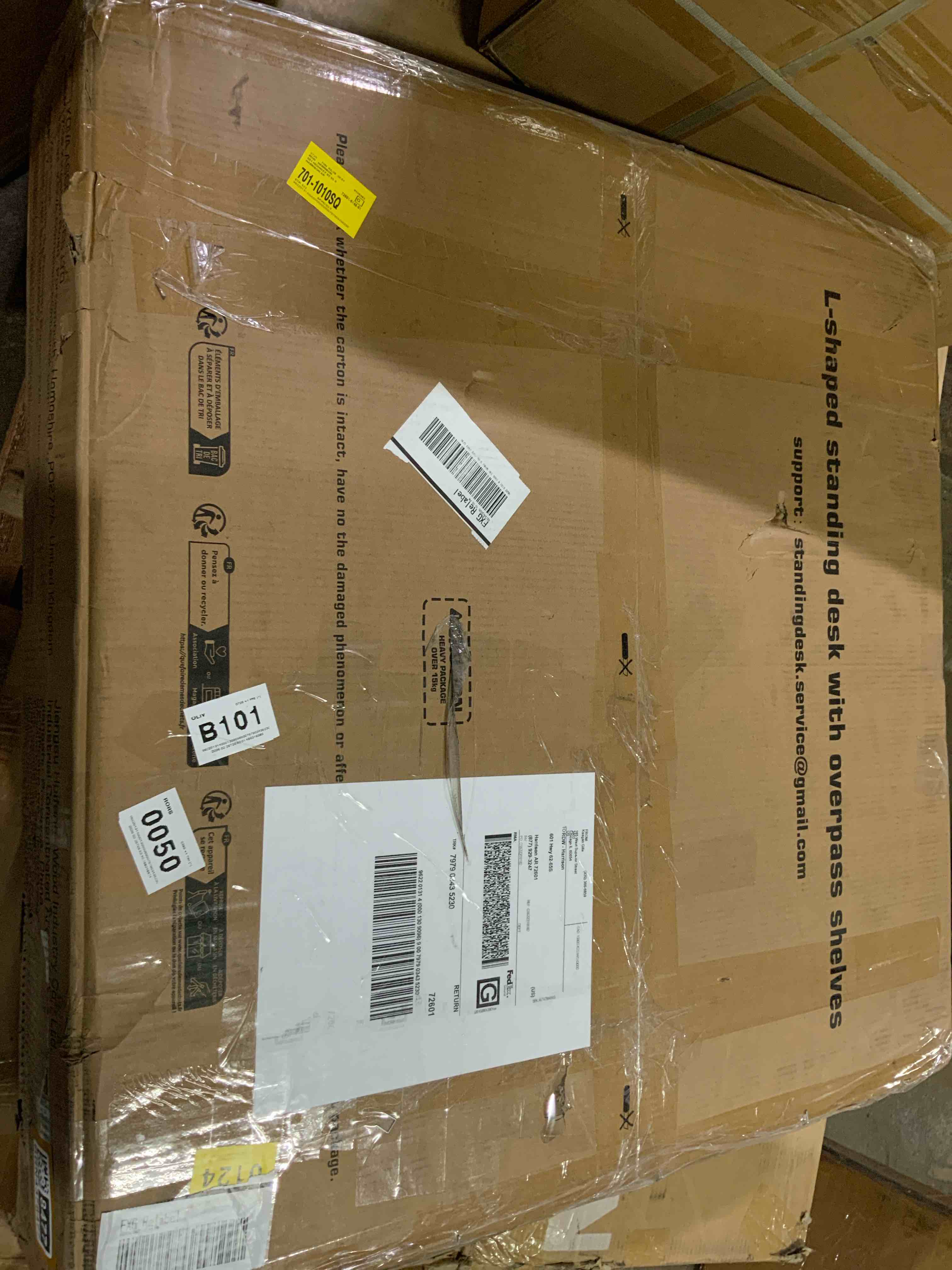 Condition photo showing Good Condition for matson l-shape standing desk